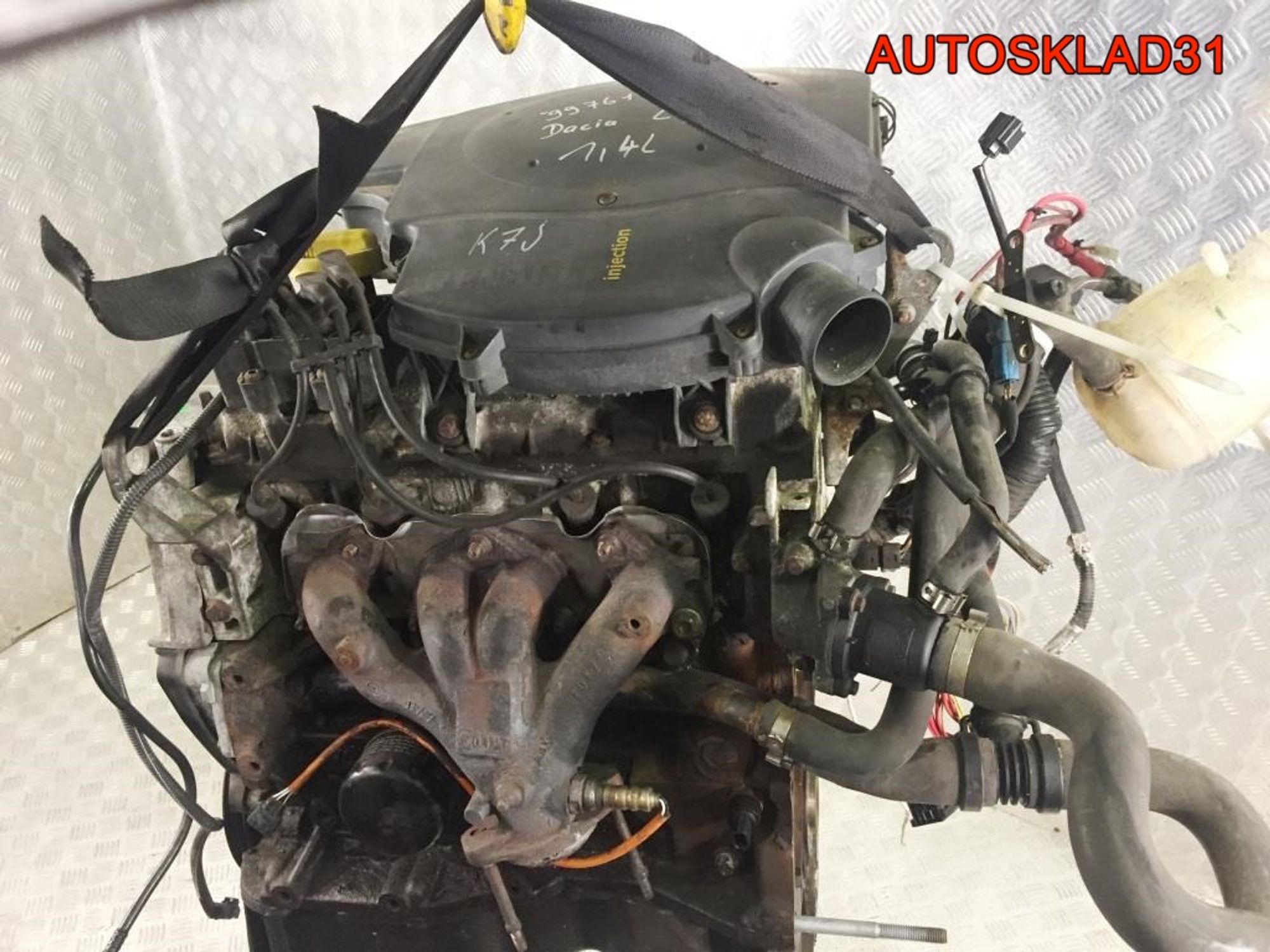 Двигатель K7J710 Renault Logan 1,4 Бензин, 110000 рублей, Дубовое