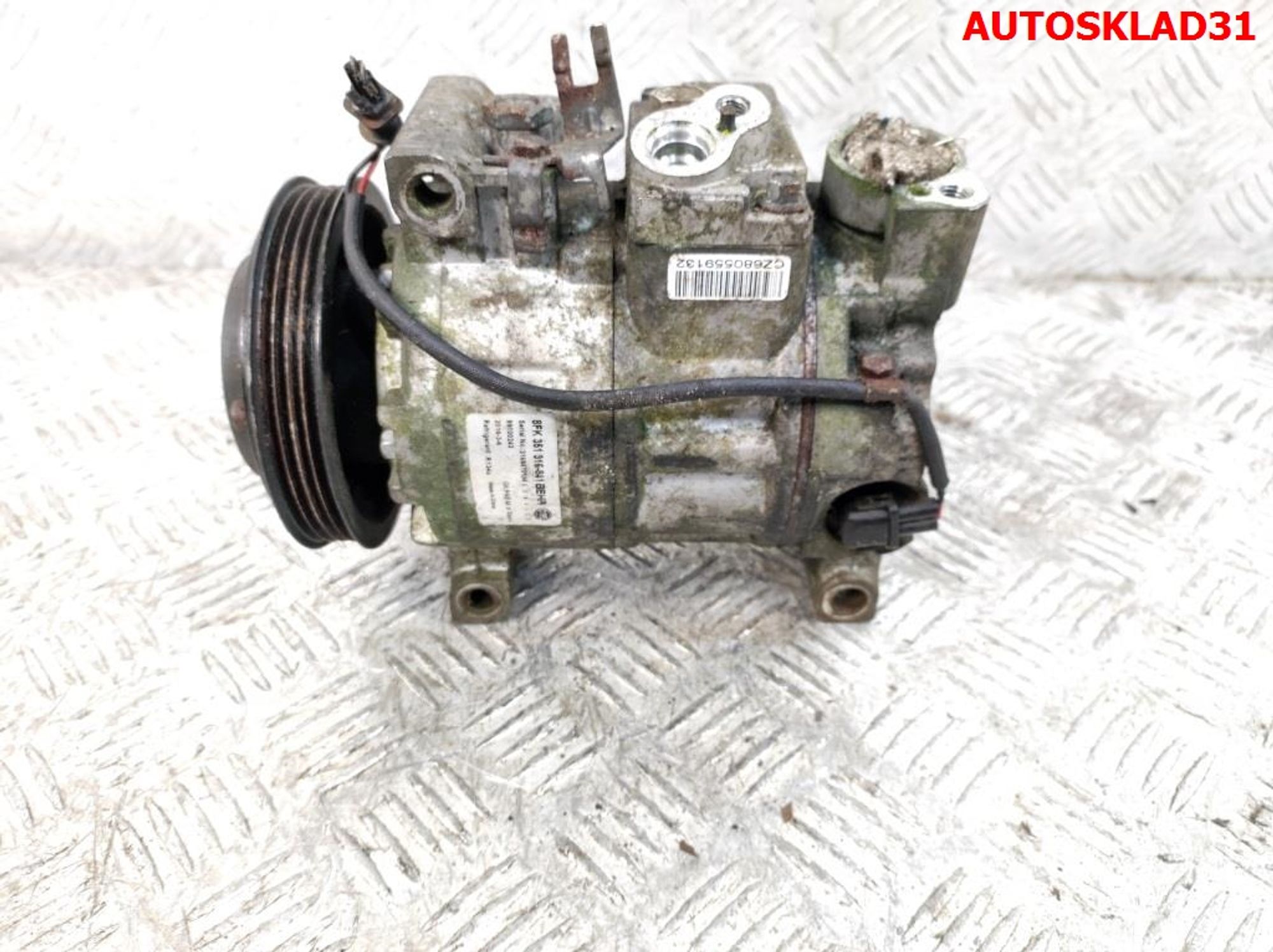 Компрессор кондиционера Audi A6 C5 2,5 BDG Дизель 8FK351316841, 10000 рублей, Дубовое