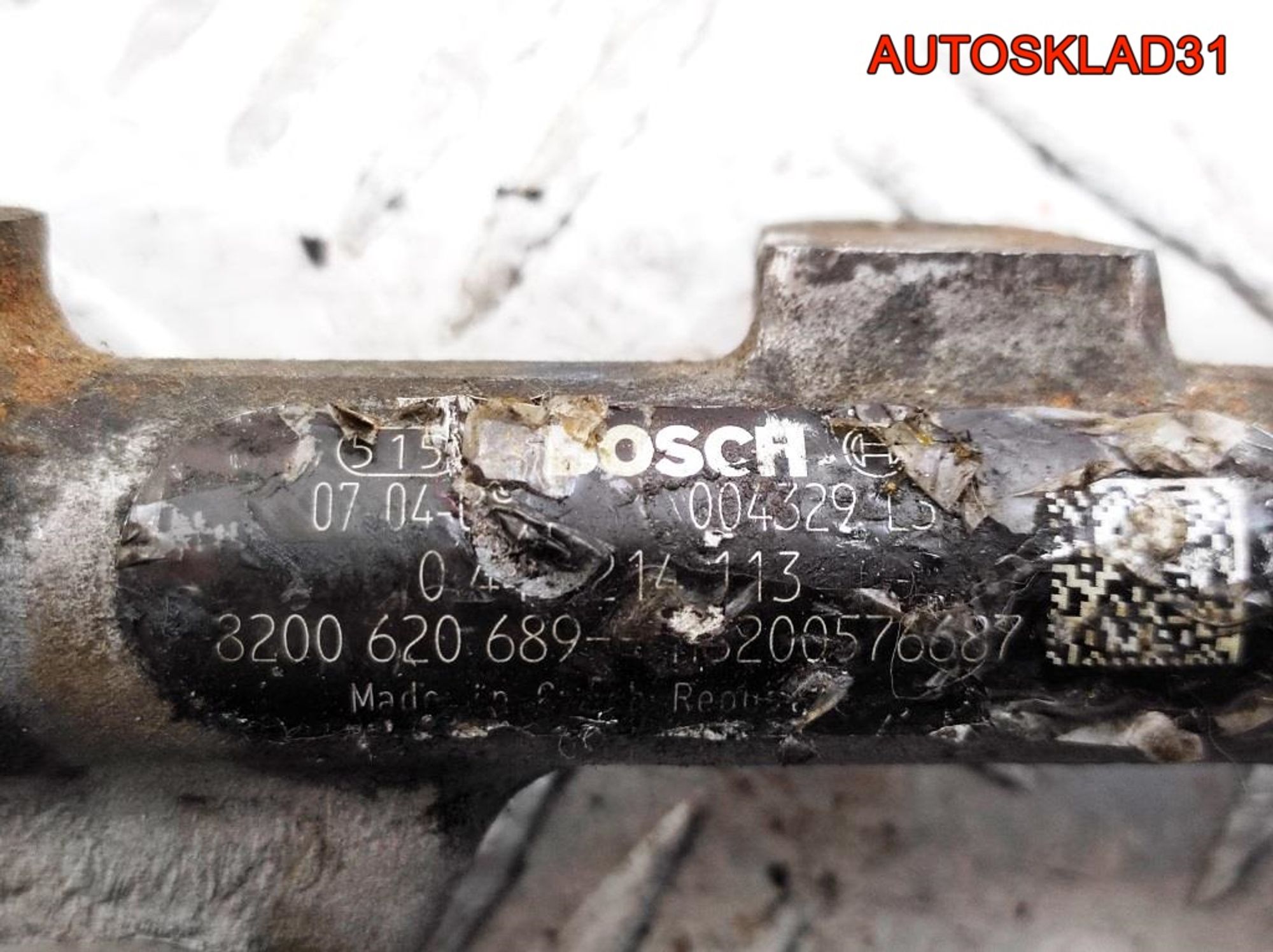 Рейка топливная Renault Megane 2 F9Q 8200620689, 1500 рублей, Дубовое