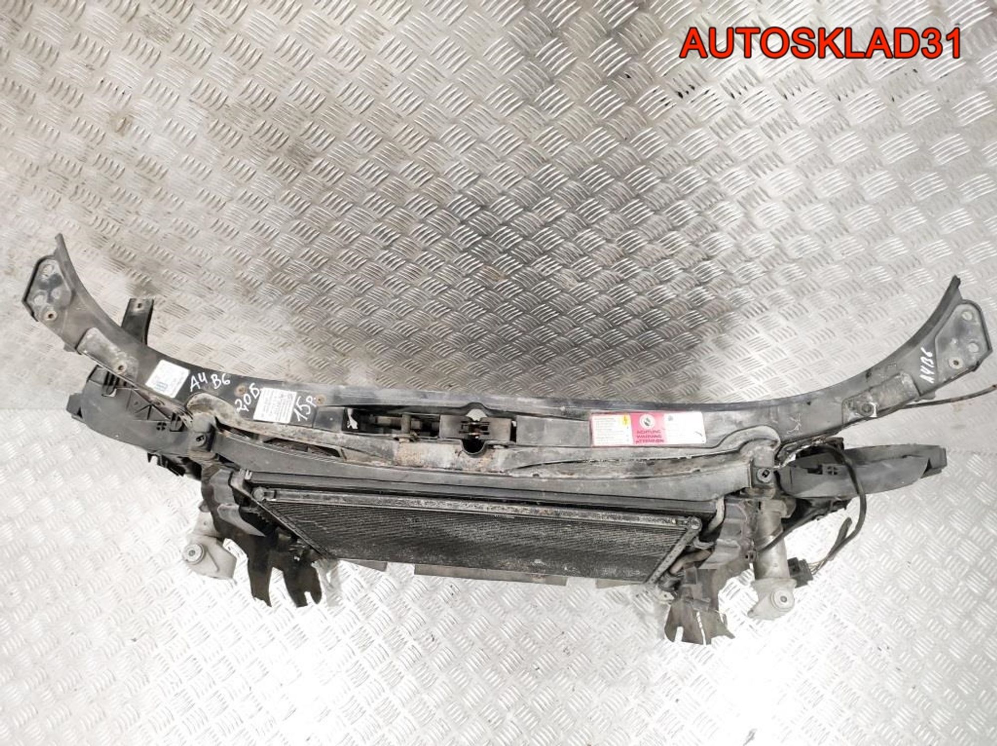 Панель передняя в сборе Audi A4 B6 2,0 Бензин (Р), 18000 рублей, Дубовое