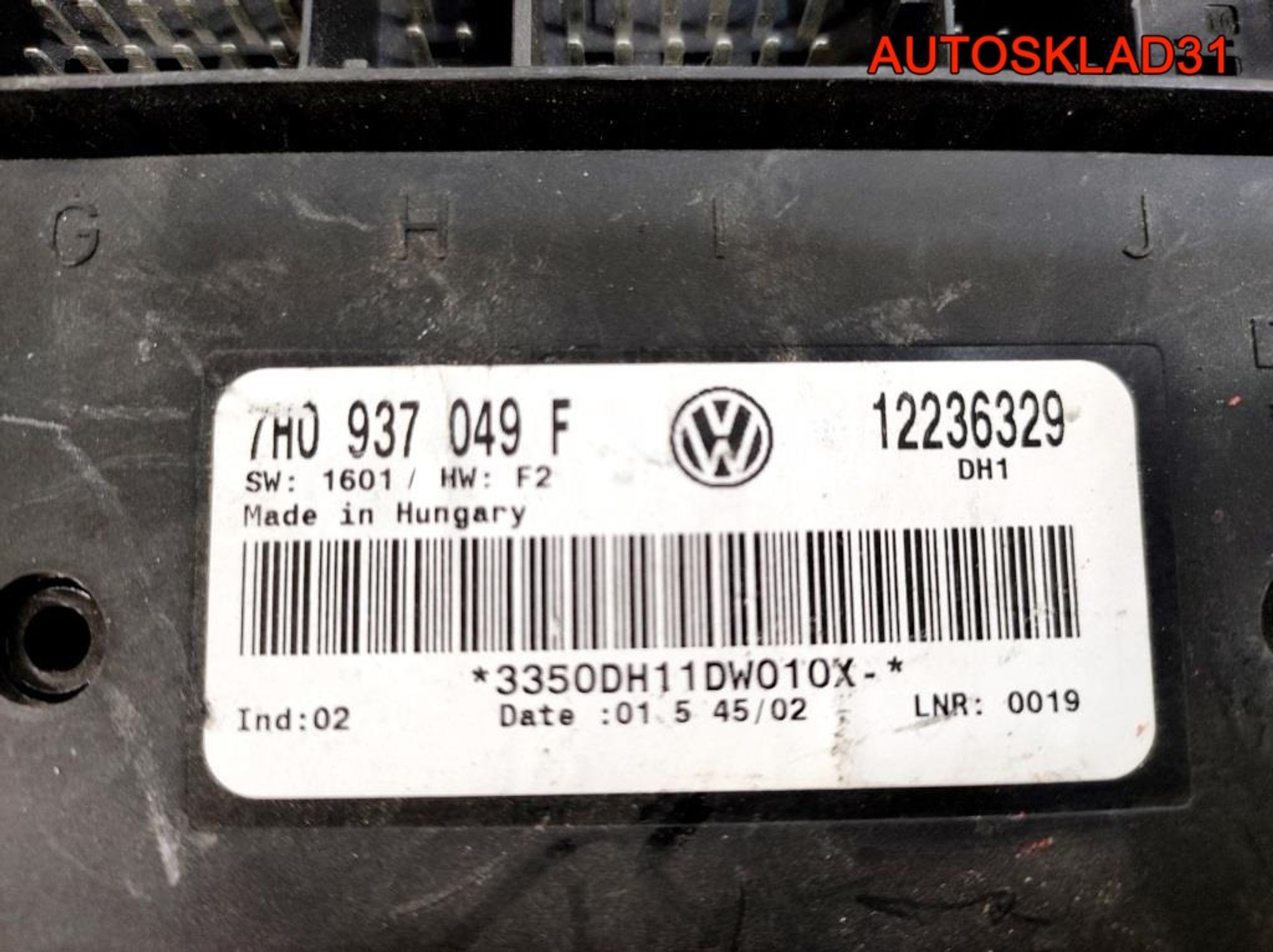 Блок комфорта VW Transporter T5 7H0937049F, 9000 рублей, Дубовое