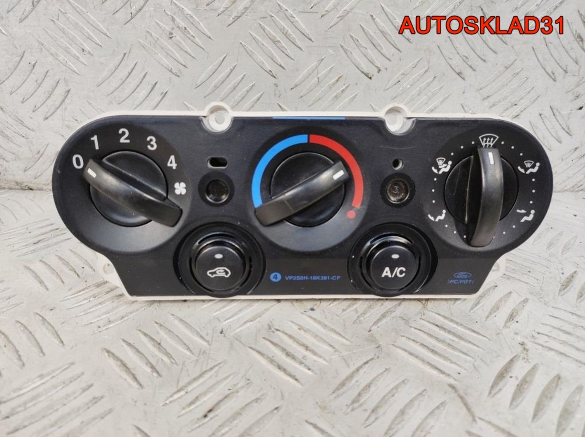 Блок управления отопителем Ford Fusion 2S6H19980BF, 1700 рублей, Дубовое