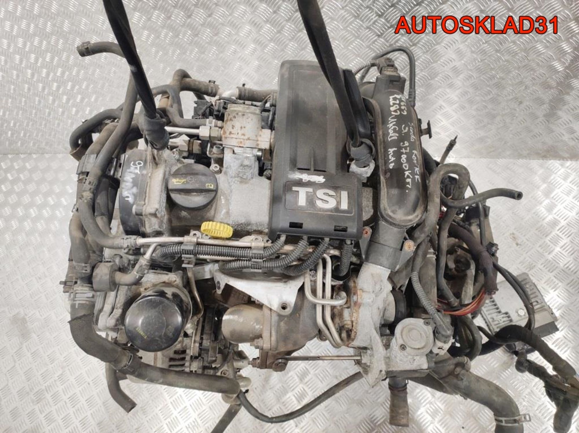 Двигатель CBZ CBZA CBZB CBZC Skoda Rapid 1,2 Бензин Пробег 97000км., 108000 рублей, Дубовое