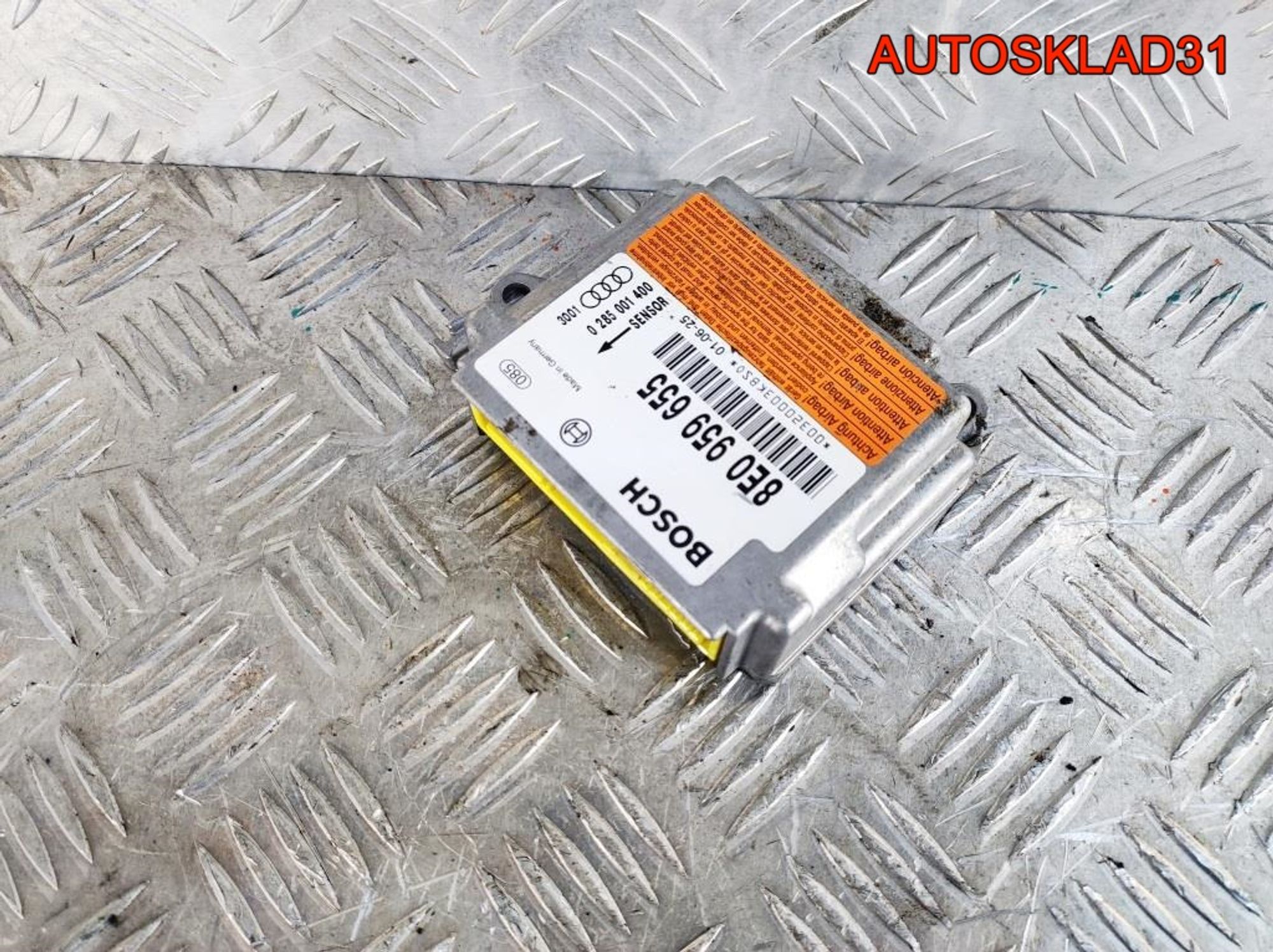 Блок управления AIR BAG Audi A4 B6 8E0959655, 1300 рублей, Дубовое