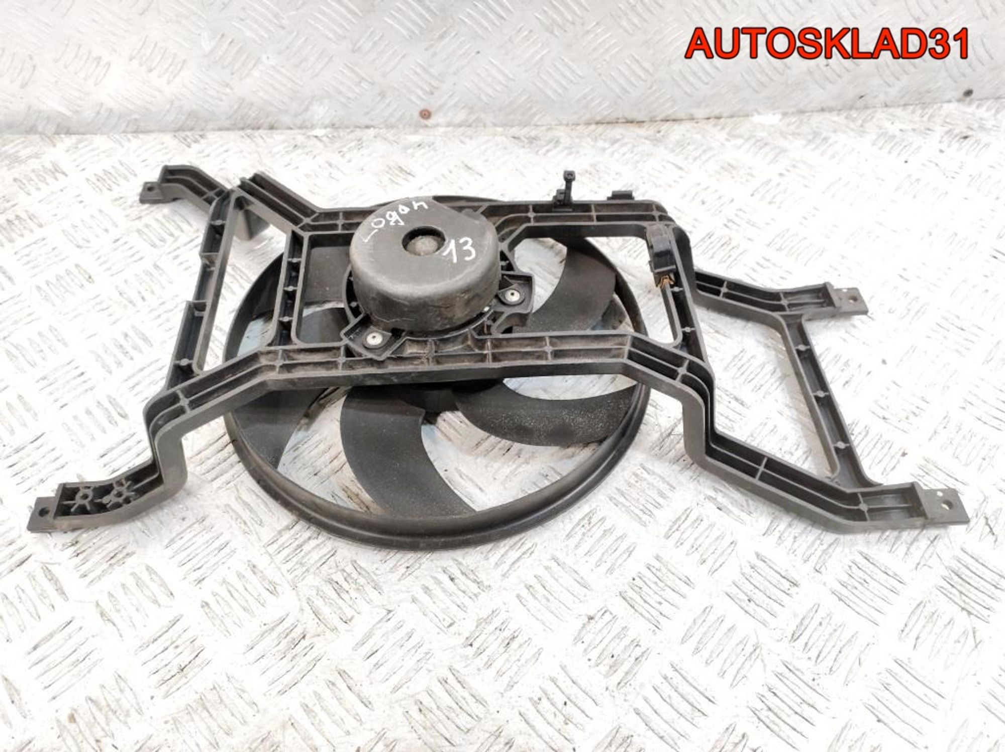 Вентилятор радиатора Renault Logan 1 8200702956, 4000 рублей, Дубовое