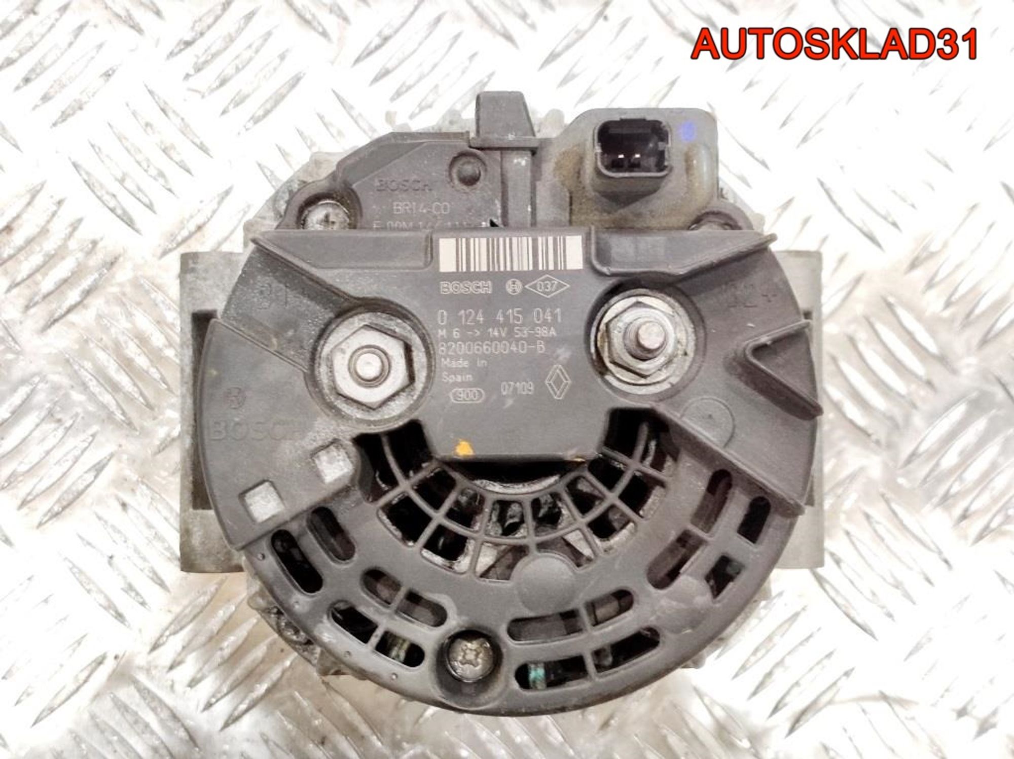 Генератор 98A Renault Sandero 1 8200660040 (Р), 6000 рублей, Дубовое