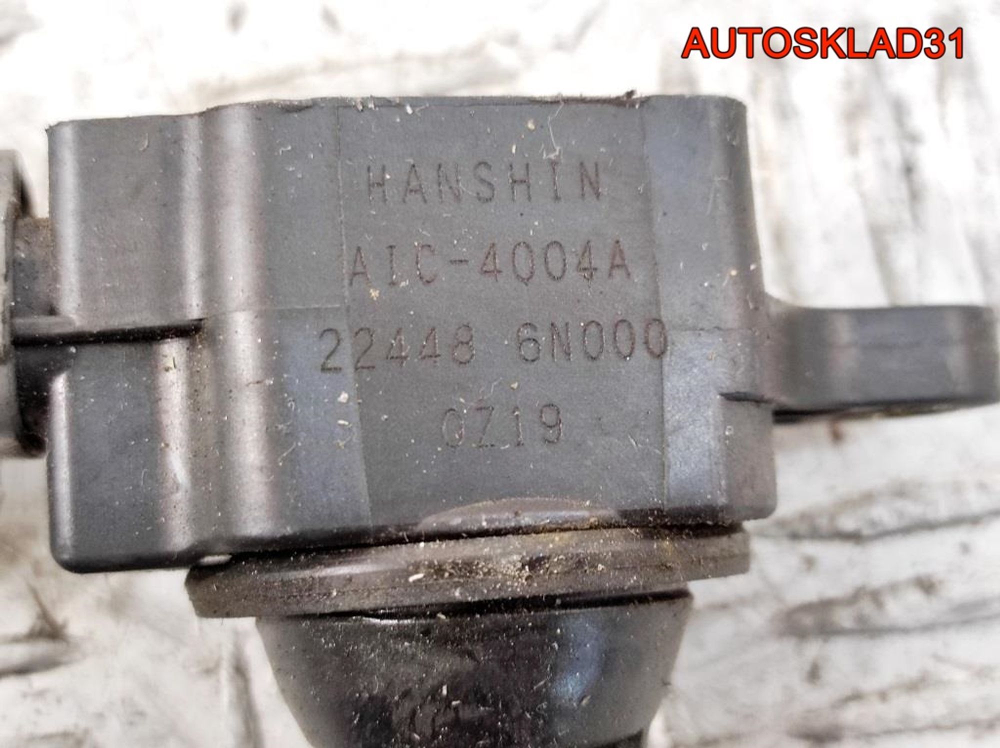 Катушка зажигания Nissan Primera P12 1,8 QG18DE 224486N000, 1200 рублей, Дубовое