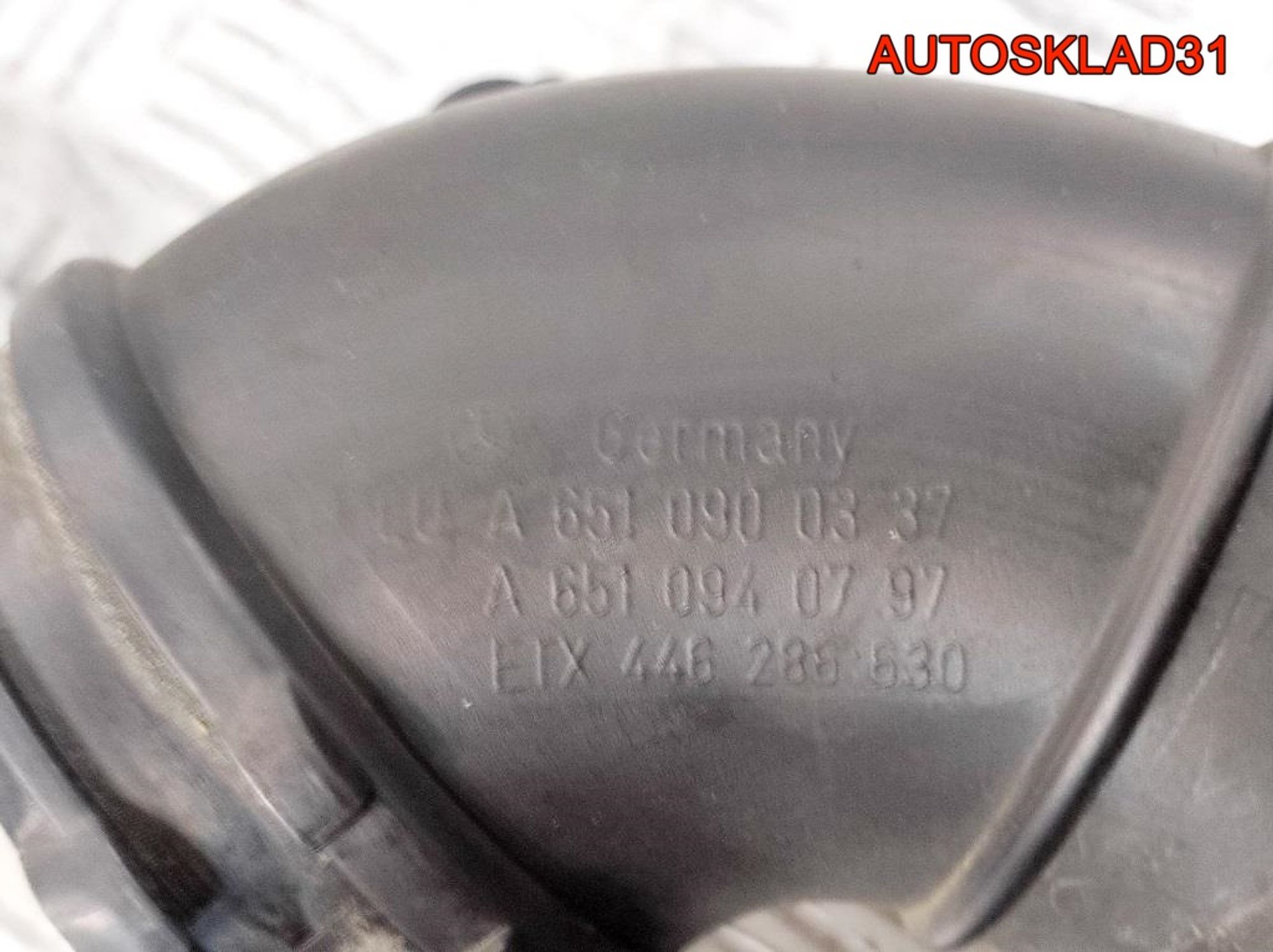 Патрубок воздушного фильтра Mercedes X204 651.912, 1500 рублей, Дубовое