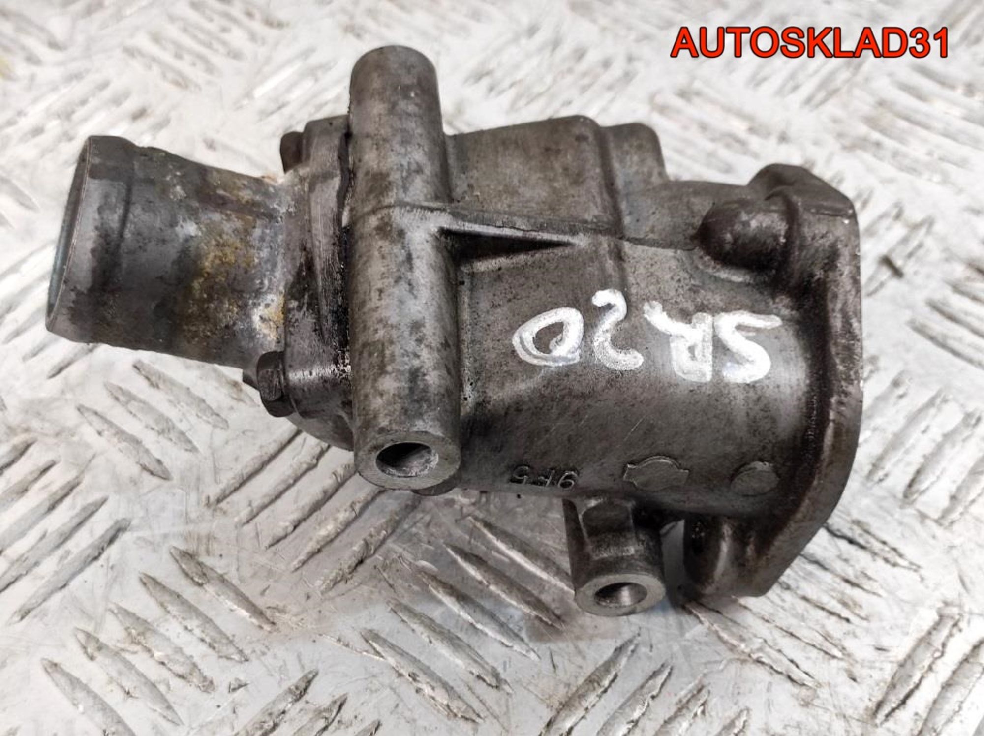 Корпус термостата Nissan Primera P11 2,0 SR20DE 110619F500, 1500 рублей, Дубовое