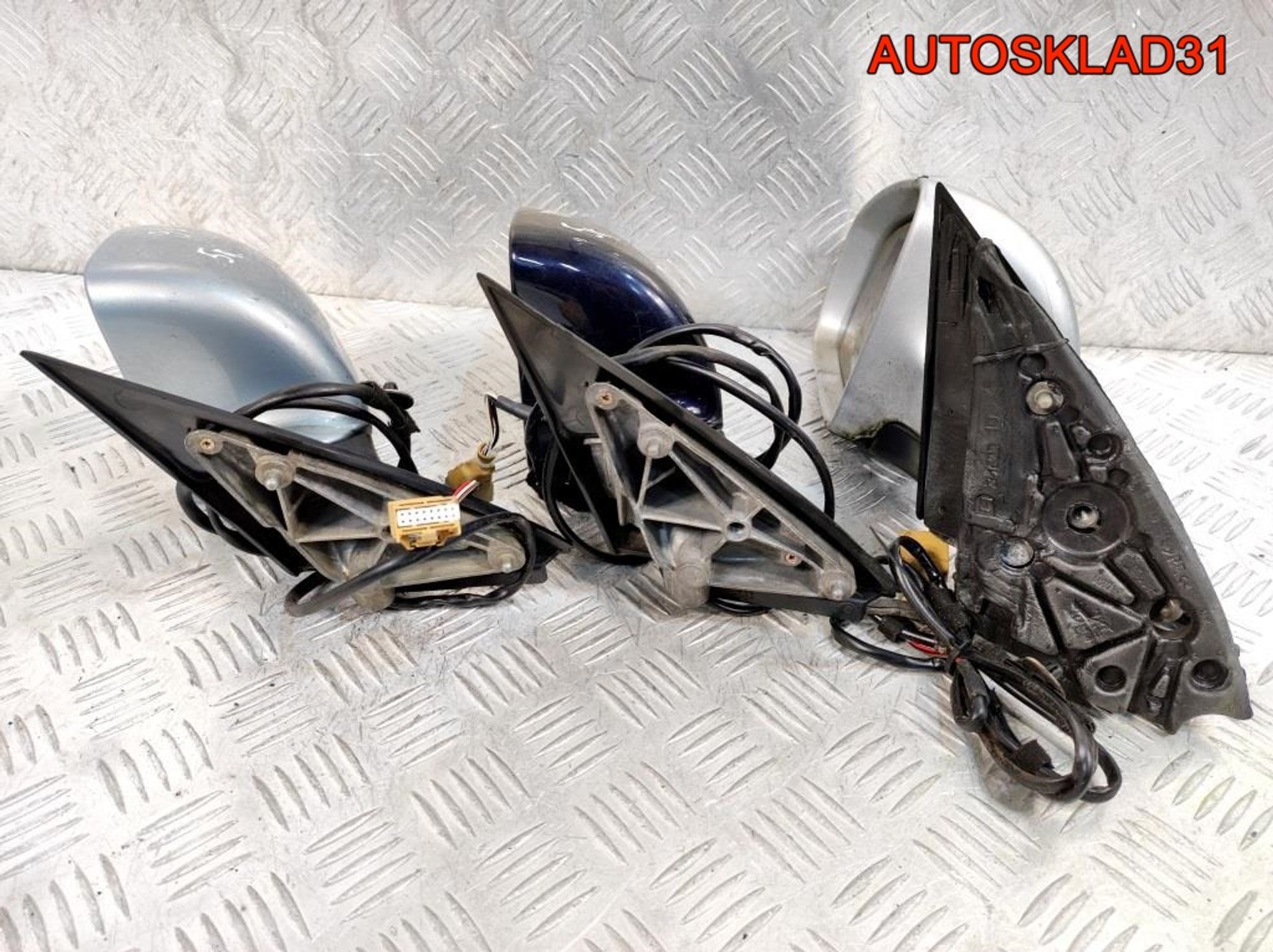 Зеркало левое 5 контактов Audi A4 B6 8E1858531AA, 2700 рублей, Дубовое