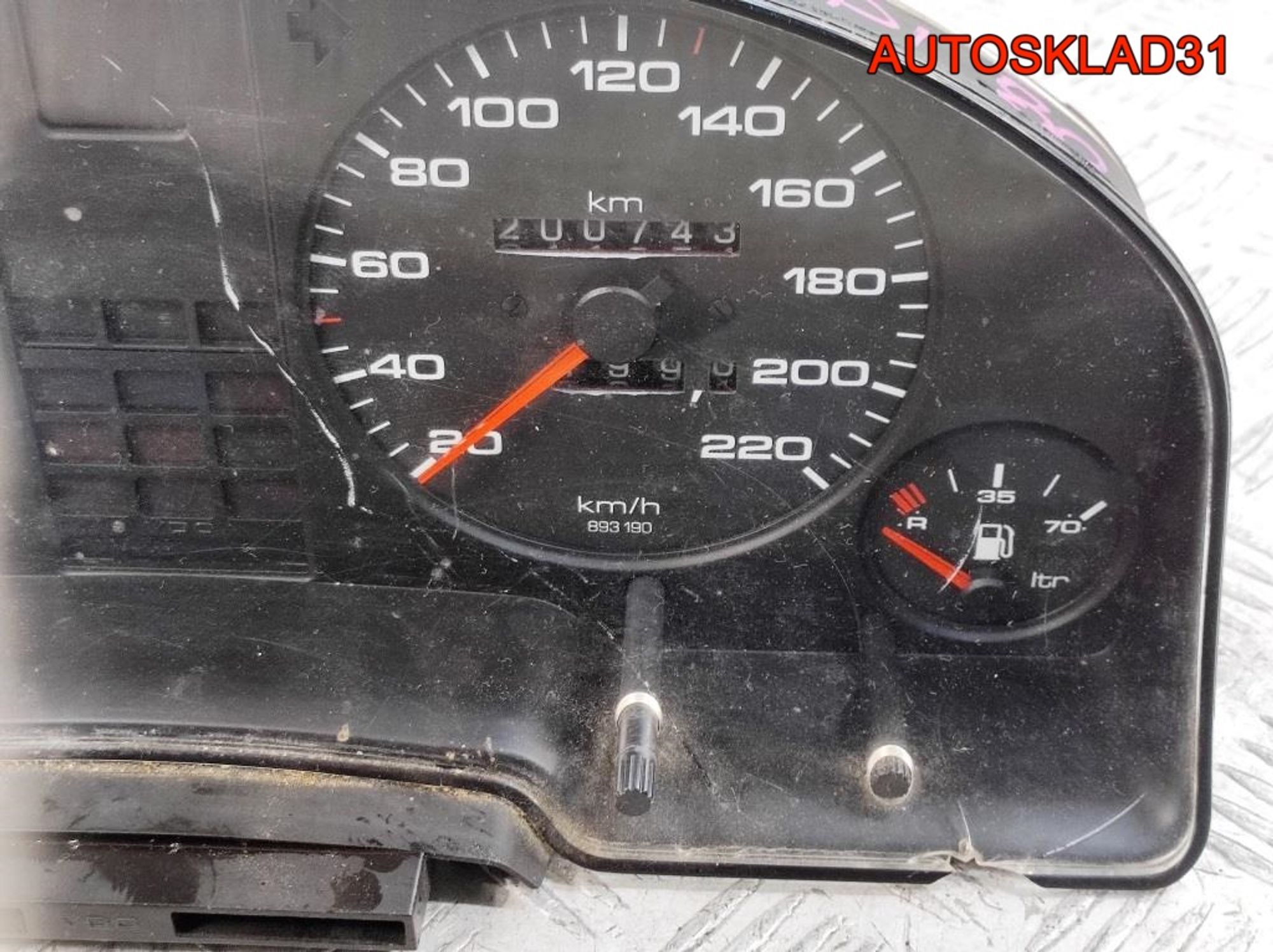 Панель приборов Audi 80 B3 893919033BB Бензин, 18000 рублей, Дубовое