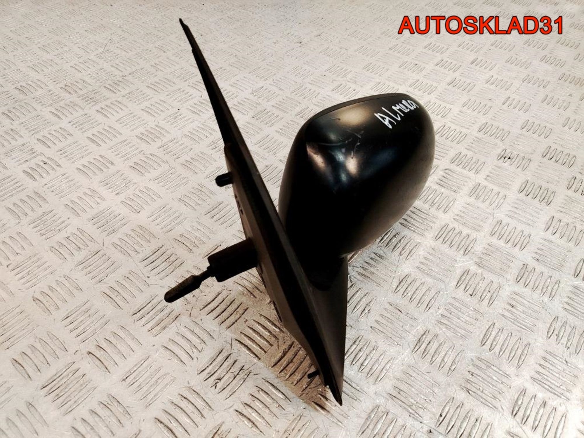 Зеркало левое механическое Nissan Almera N16 96302BN000, 1500 рублей, Дубовое