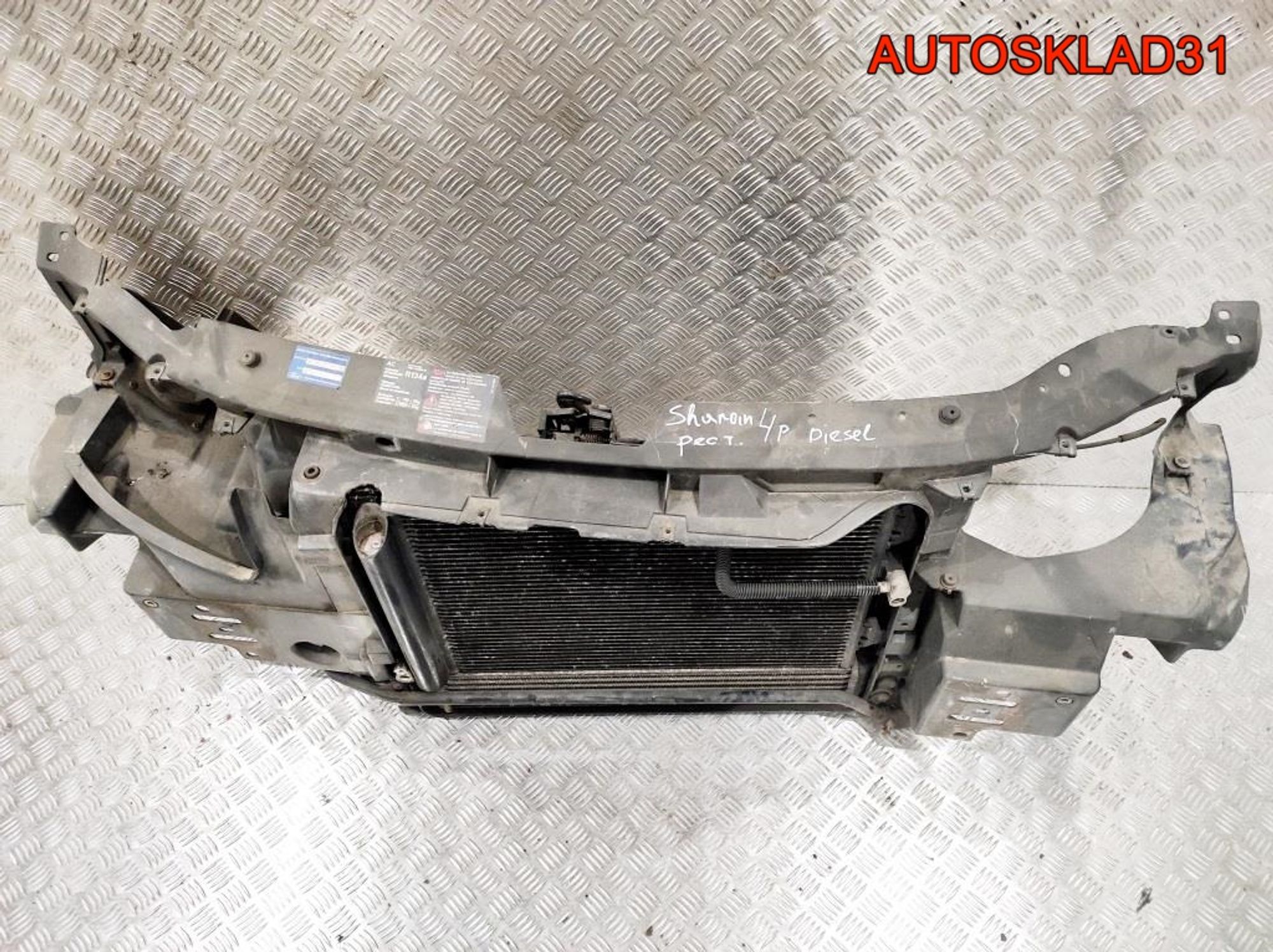 Панель передняя в сборе VW Sharan 1 Рест Дизель 7M3805598S, 10000 рублей, Дубовое