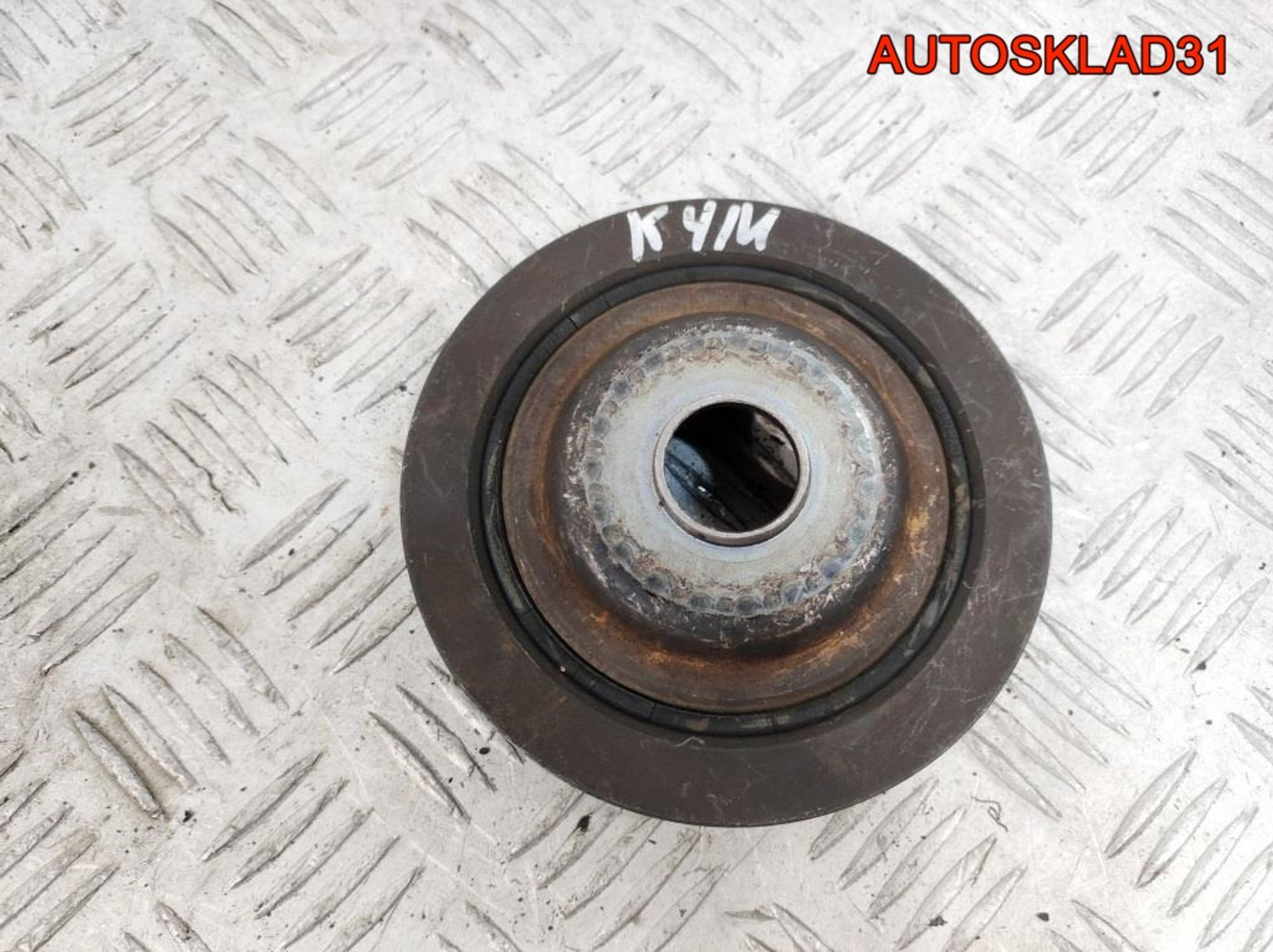 Шкив коленвала Renault Logan 1,6 K4M Бензин, 1000 рублей, Дубовое