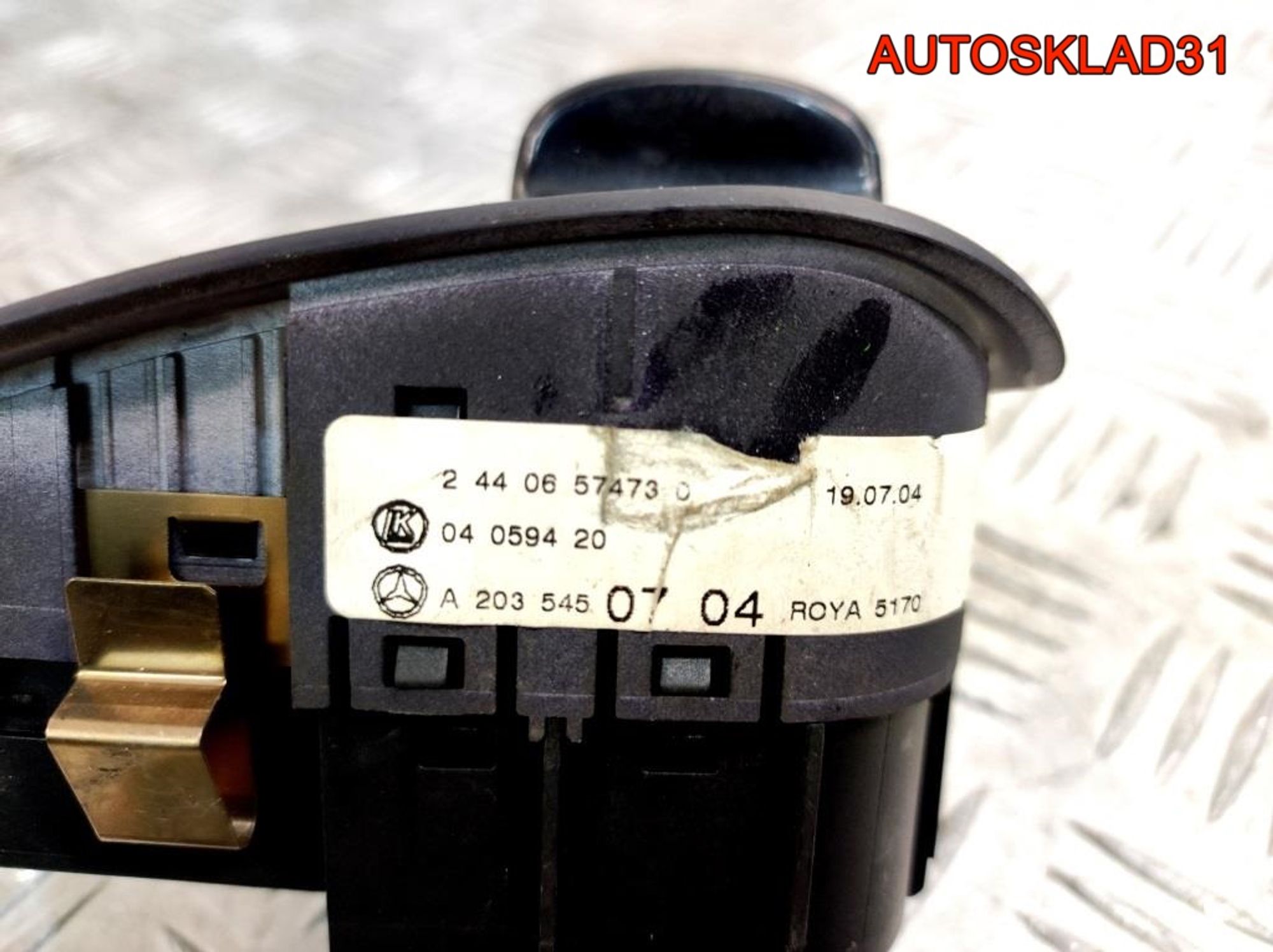 Переключатель света Mercedes W203 A2035450704, 9000 рублей, Дубовое