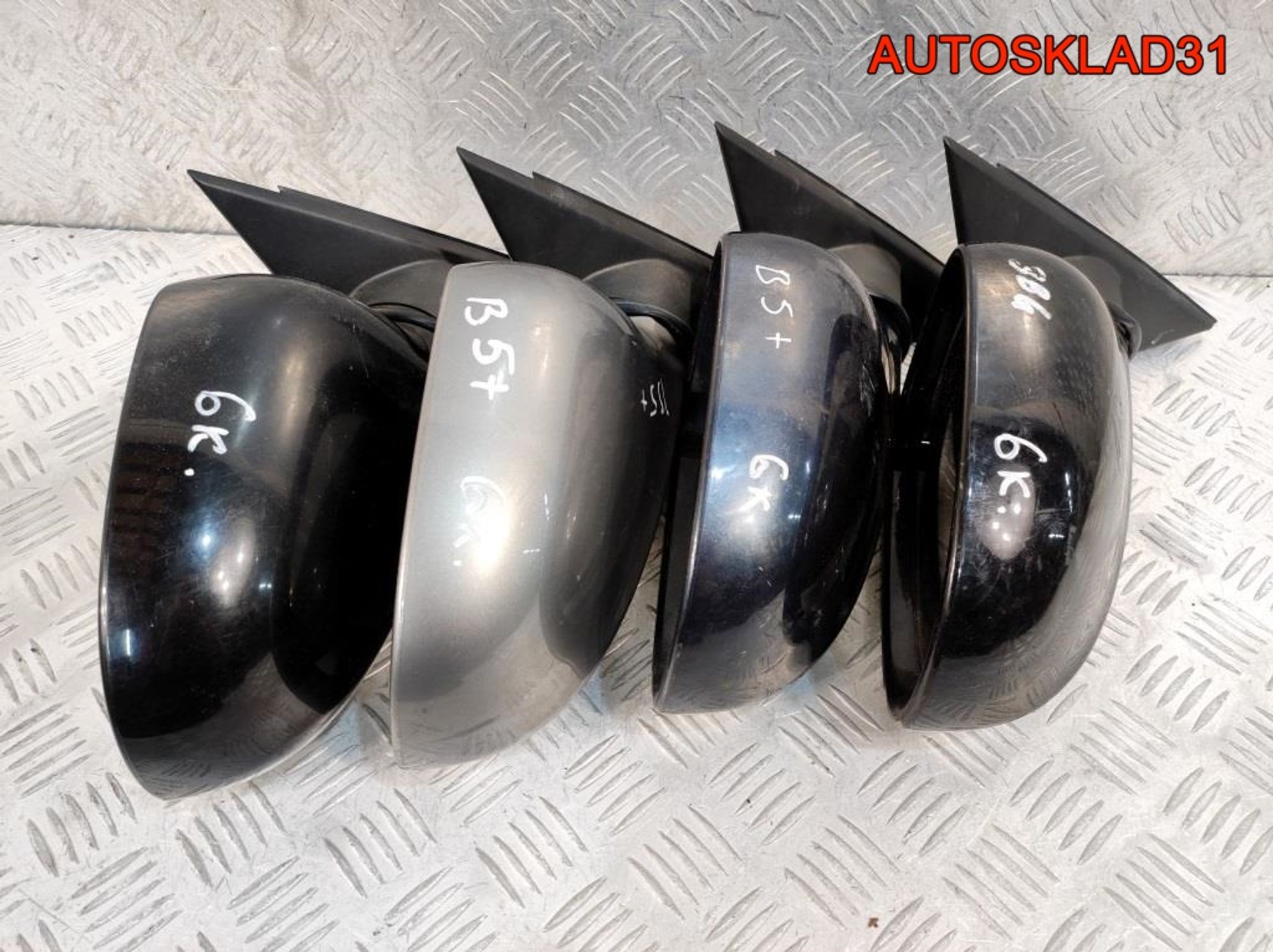 Зеркало правое 6 контактов VW Passat B5+ 3B0857934B, 3600 рублей, Дубовое