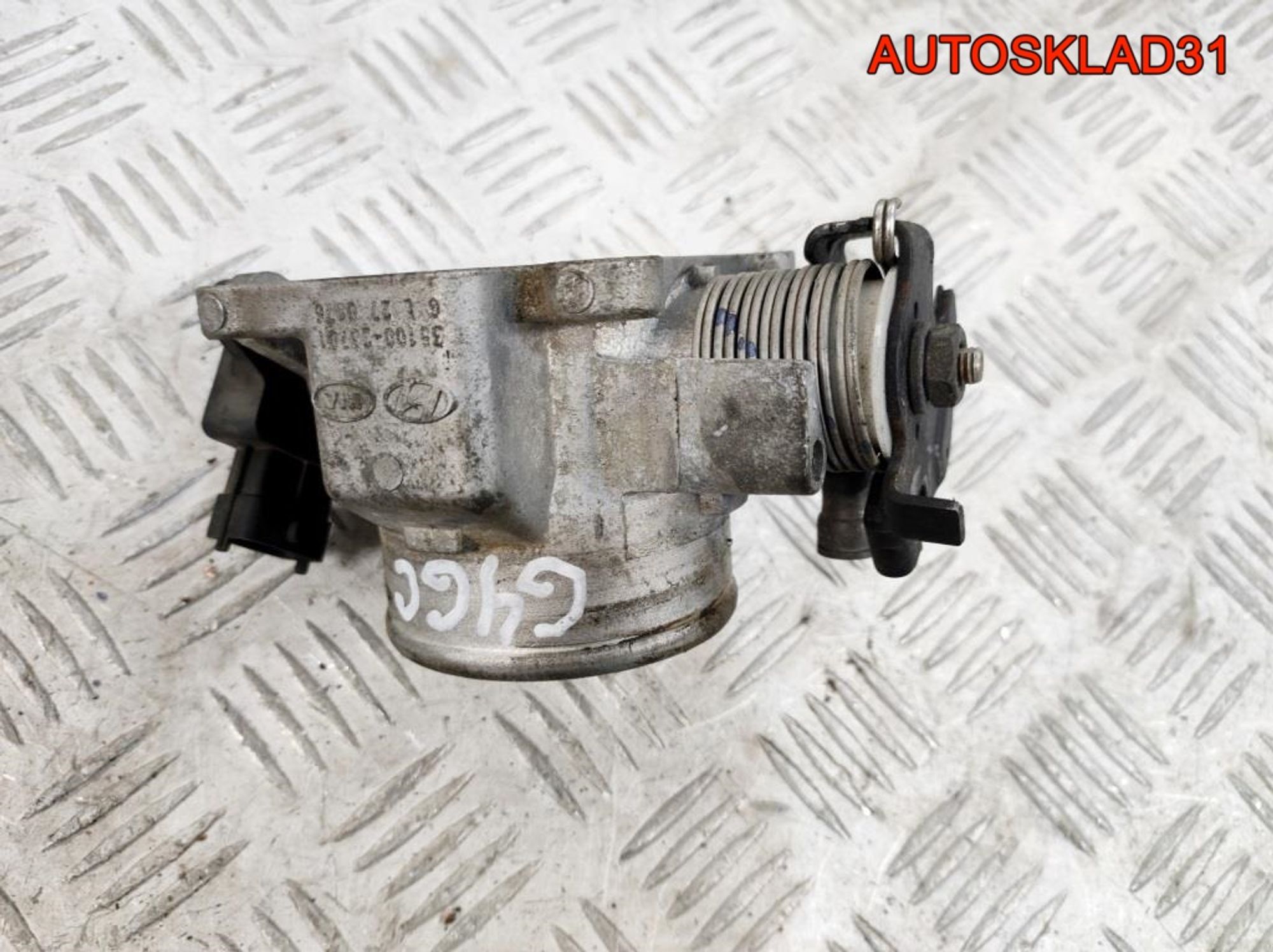 Заслонка дроссельная Kia Sportage 2 2.0 G4GC 3510023701, 2100 рублей, Дубовое