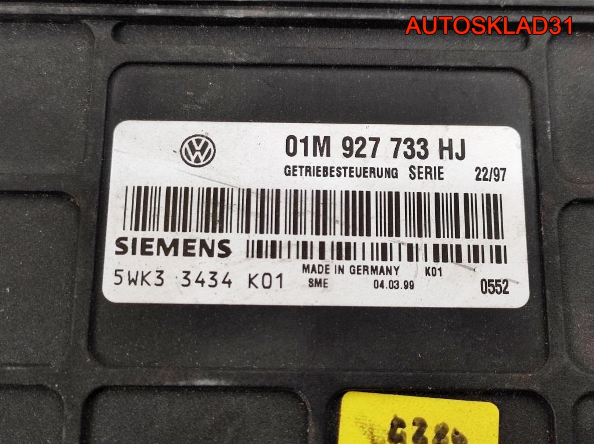 Блок ЭБУ АКПП Audi A3 8L 1,8 Бензин 01M927733HJ, 3200 рублей, Дубовое