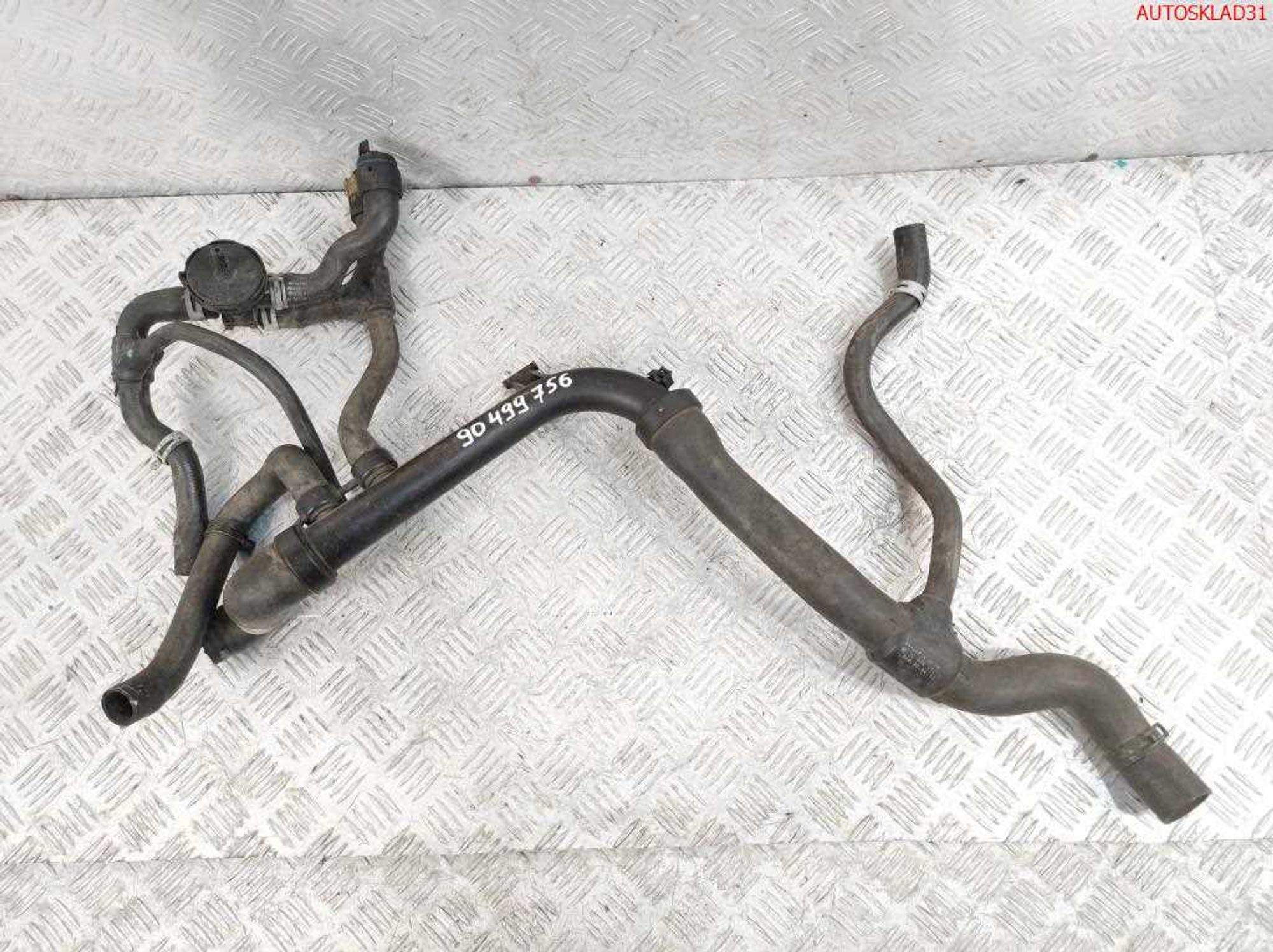 Трубка системы охлаждения Opel Vectra B 1,6 X16XEL 90499756, 4000 рублей, Дубовое