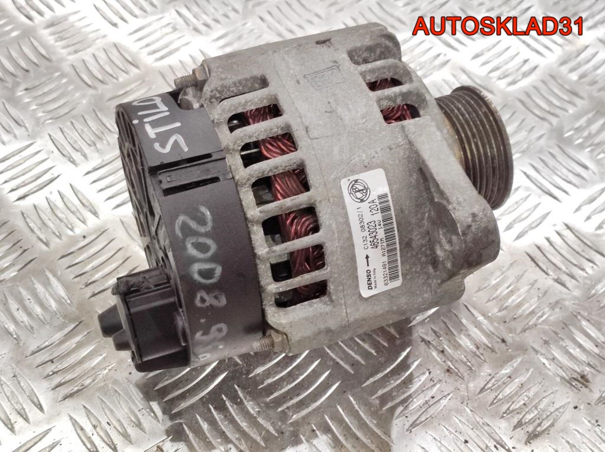 Генератор 120A Fiat Stilo 1,8 Бензин 63321491 (Р), 10000 рублей, Дубовое