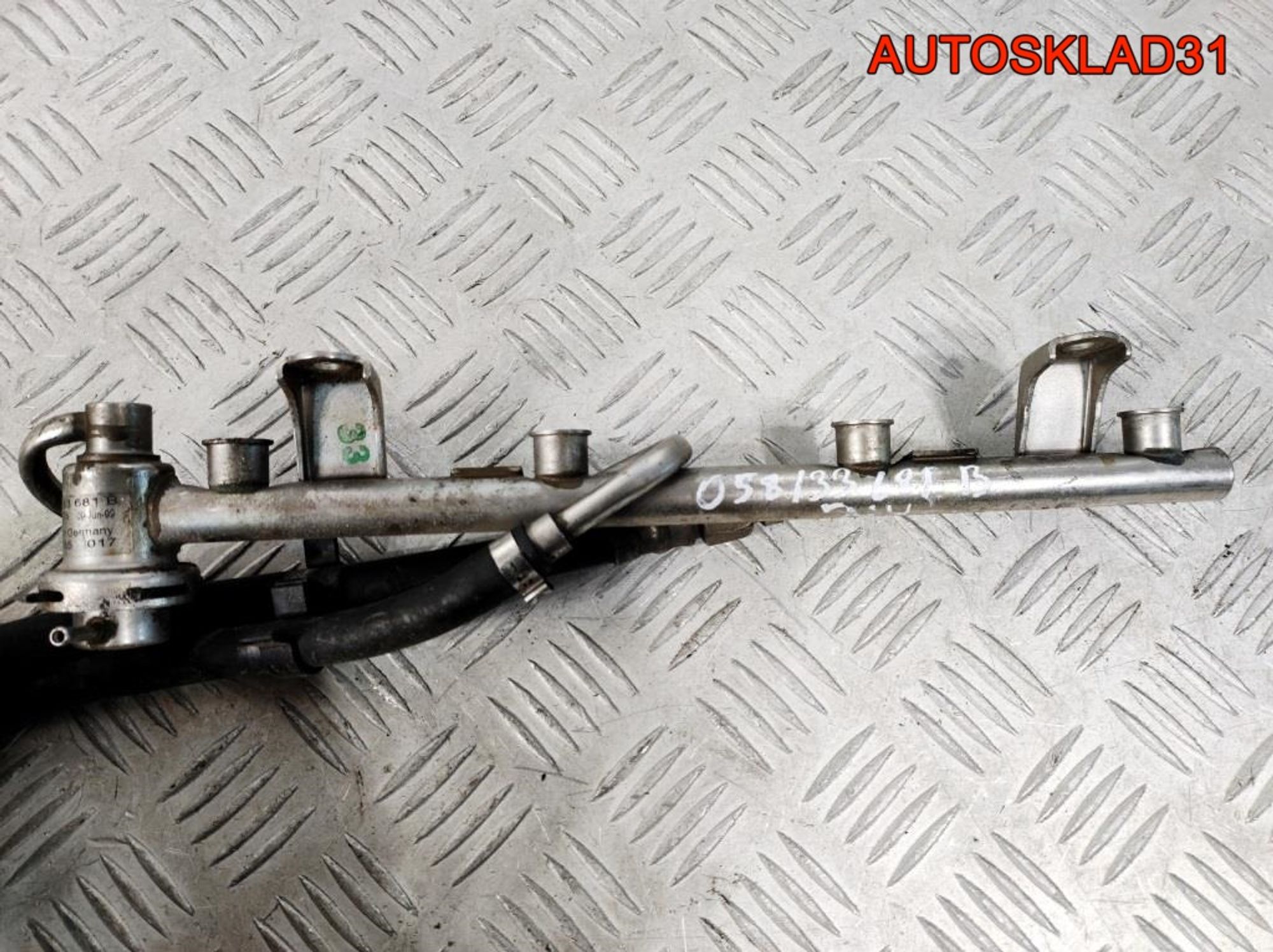 Рейка топливная VW Passat B5 1,8 Бензин 058133681B, 900 рублей, Дубовое