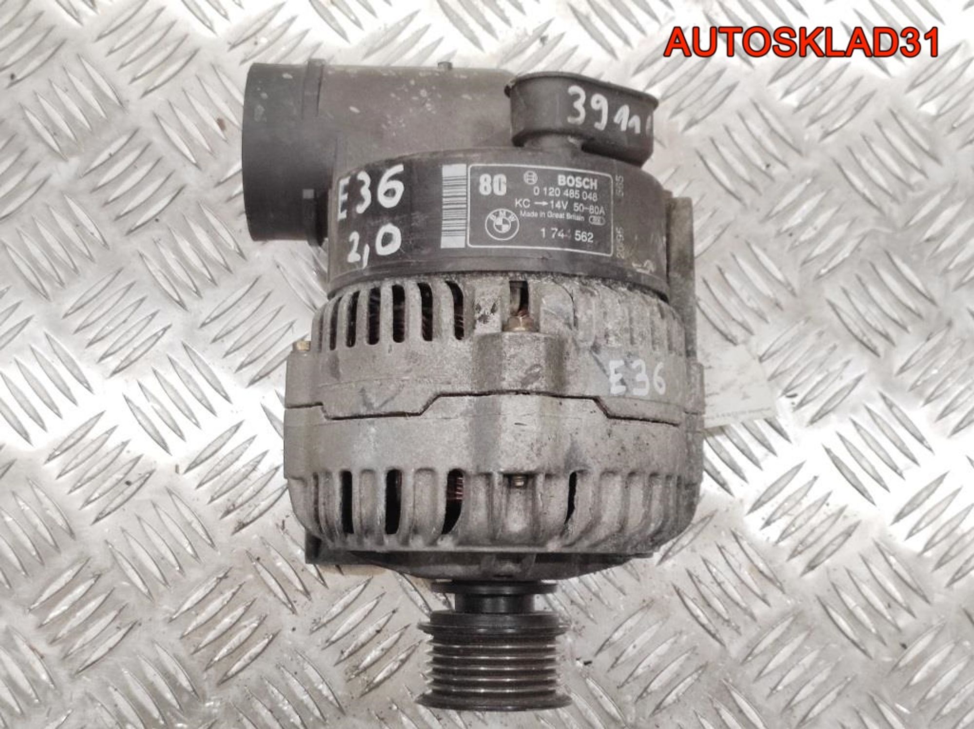 Генератор 80A BMW E36 12311744562 (Р), 10000 рублей, Дубовое