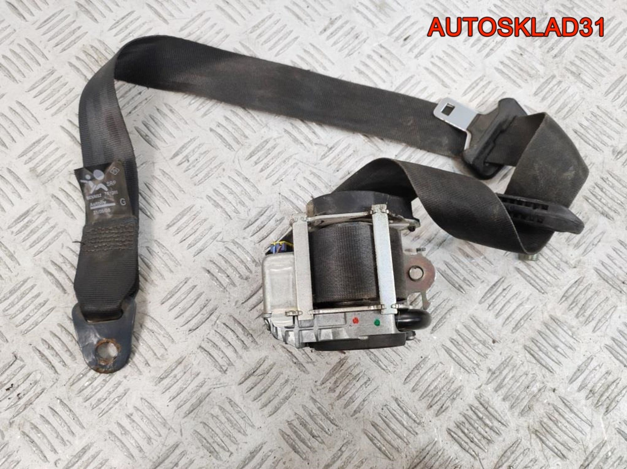 Ремень безопасности Renault Sandero 8200751266, 1900 рублей, Дубовое