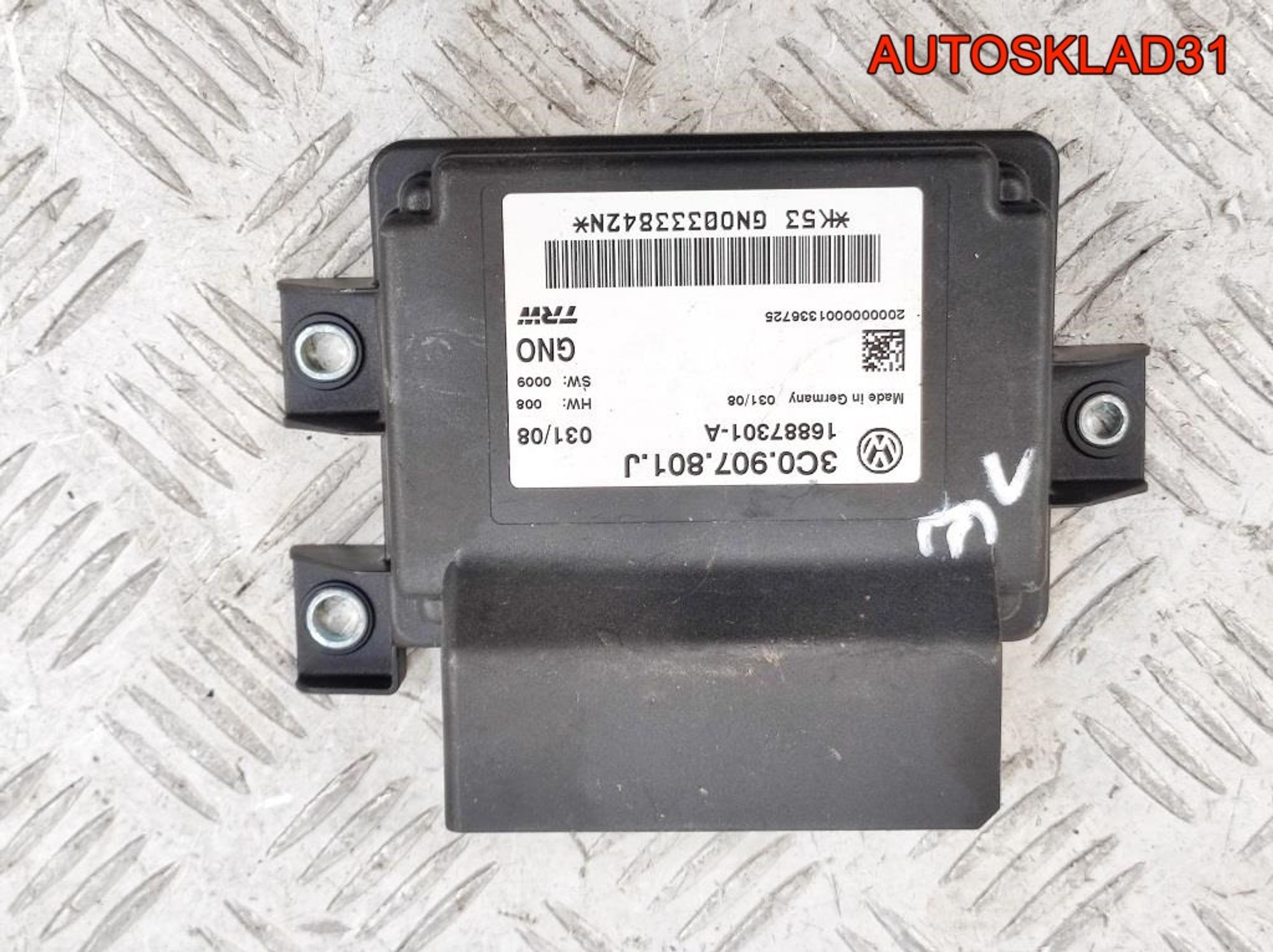 Блок управления парковочным тормозом VW Passat B6 3C0907801J, 4000 рублей, Дубовое