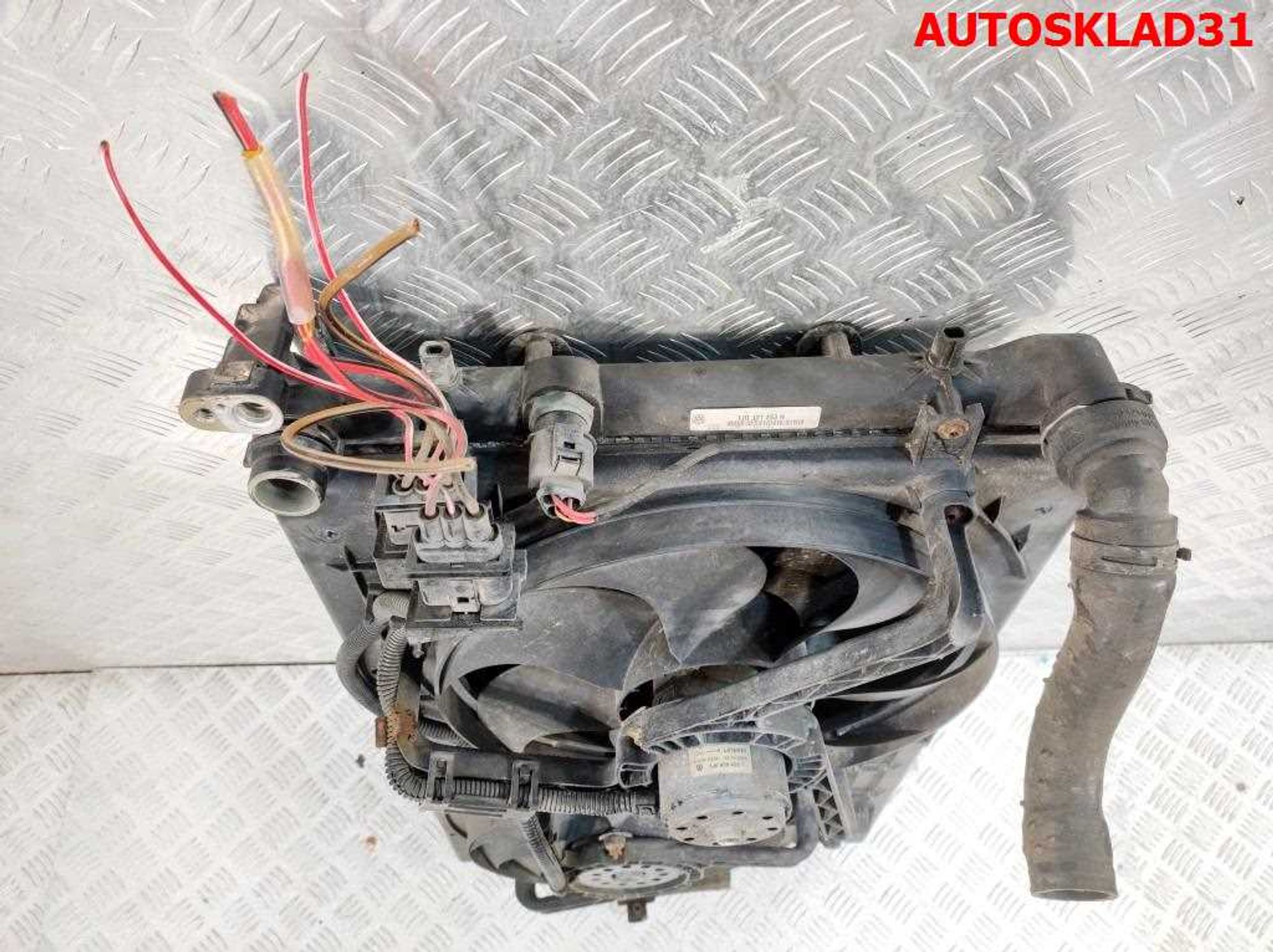 Кассета радиаторов в сборе VW Golf 4 1,8 Бензин 1J0121253N, 7000 рублей, Дубовое
