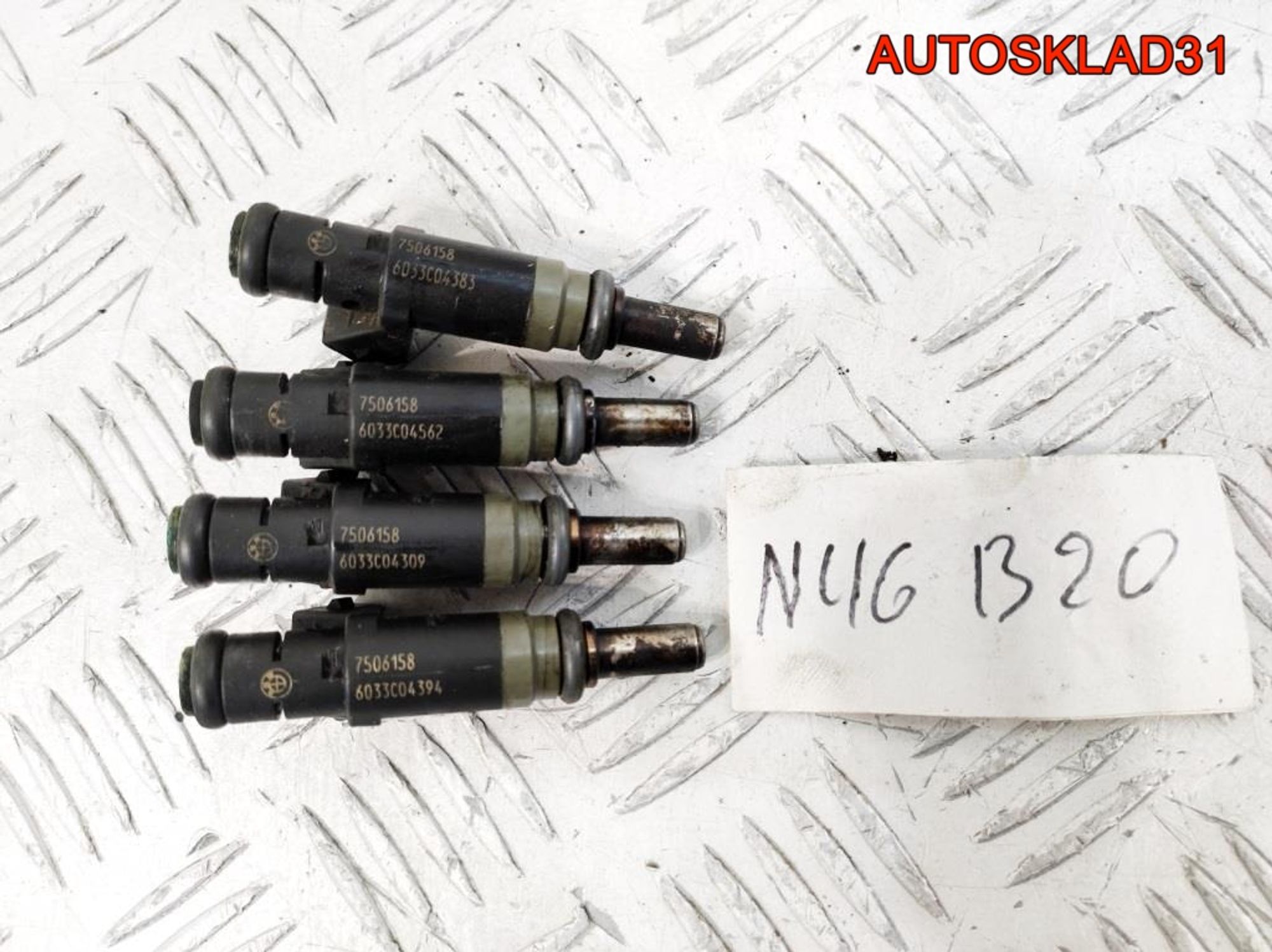 Форсунка топливная BMW E46 1,8 N42B18 13537506158, 900 рублей, Дубовое