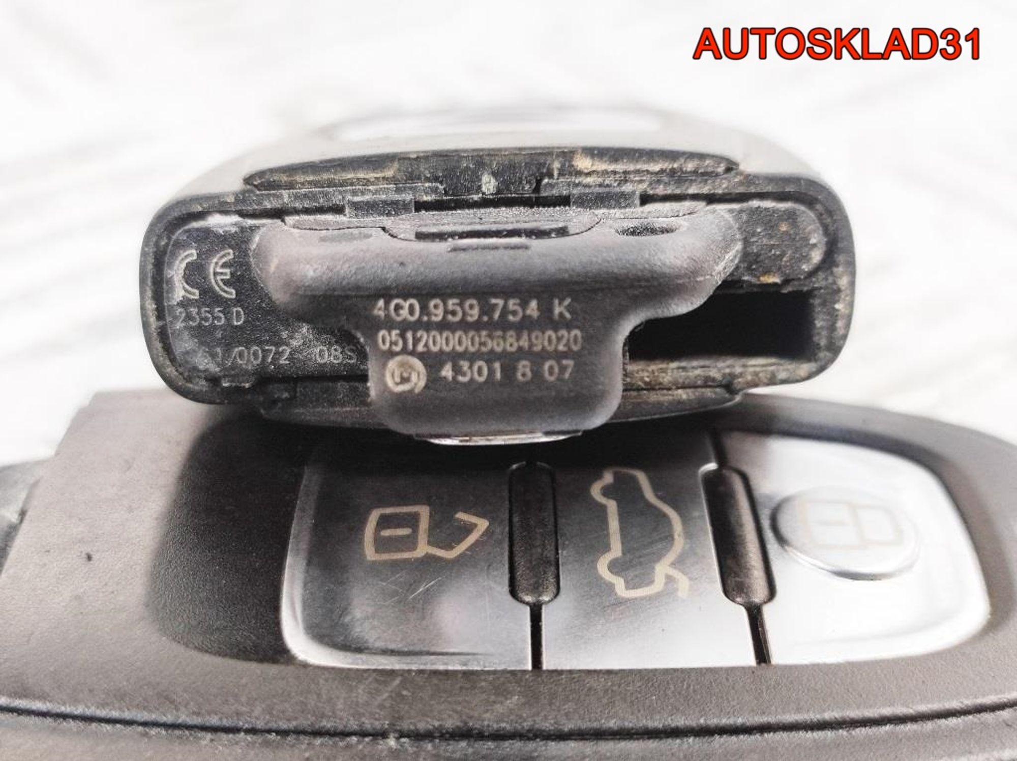 Ключ зажигания Audi A6 C7 4G 3,0 CDU 4G0959754K, 3000 рублей, Дубовое