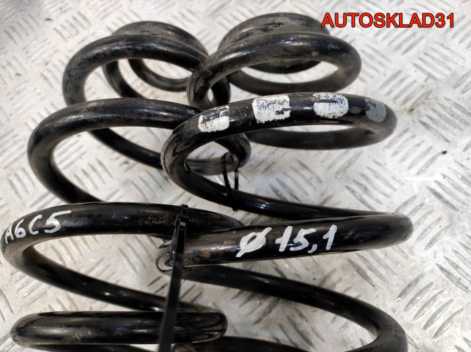 Пружина задняя Audi A6 C5 4B0511115AF Седан, 1800 рублей, Дубовое