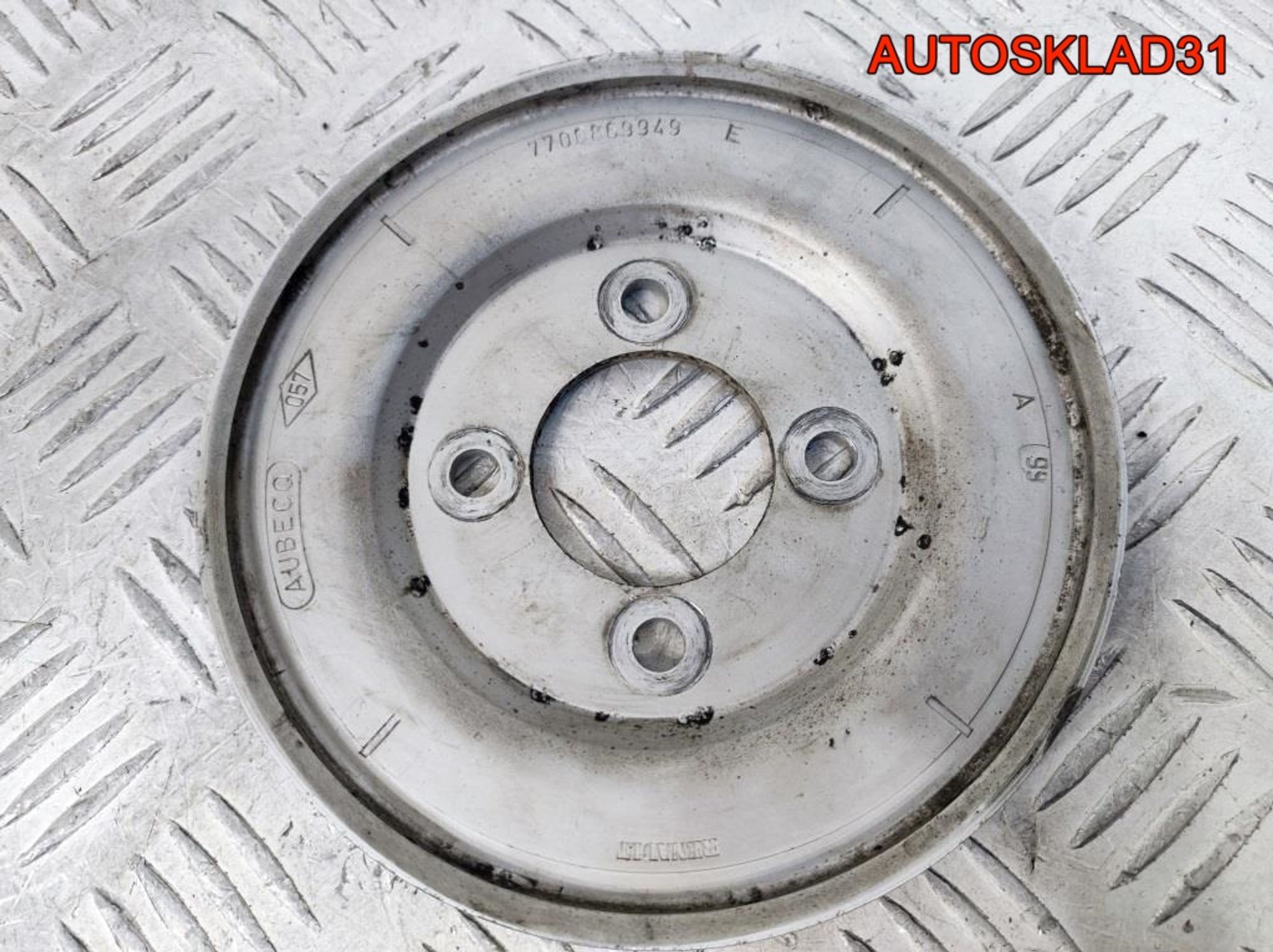 Шкив коленвала Renault Clio 2 1,4 K4J 7700869949, 2100 рублей, Дубовое