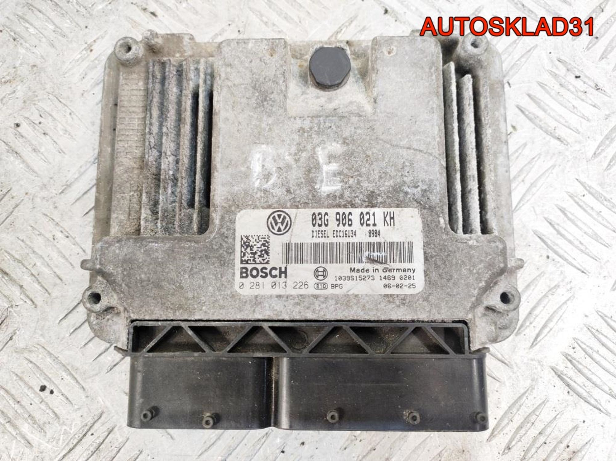 Блок ЭБУ VW Golf 5 1.9 BXE Бензин 03G906021KH, 2000 рублей, Дубовое