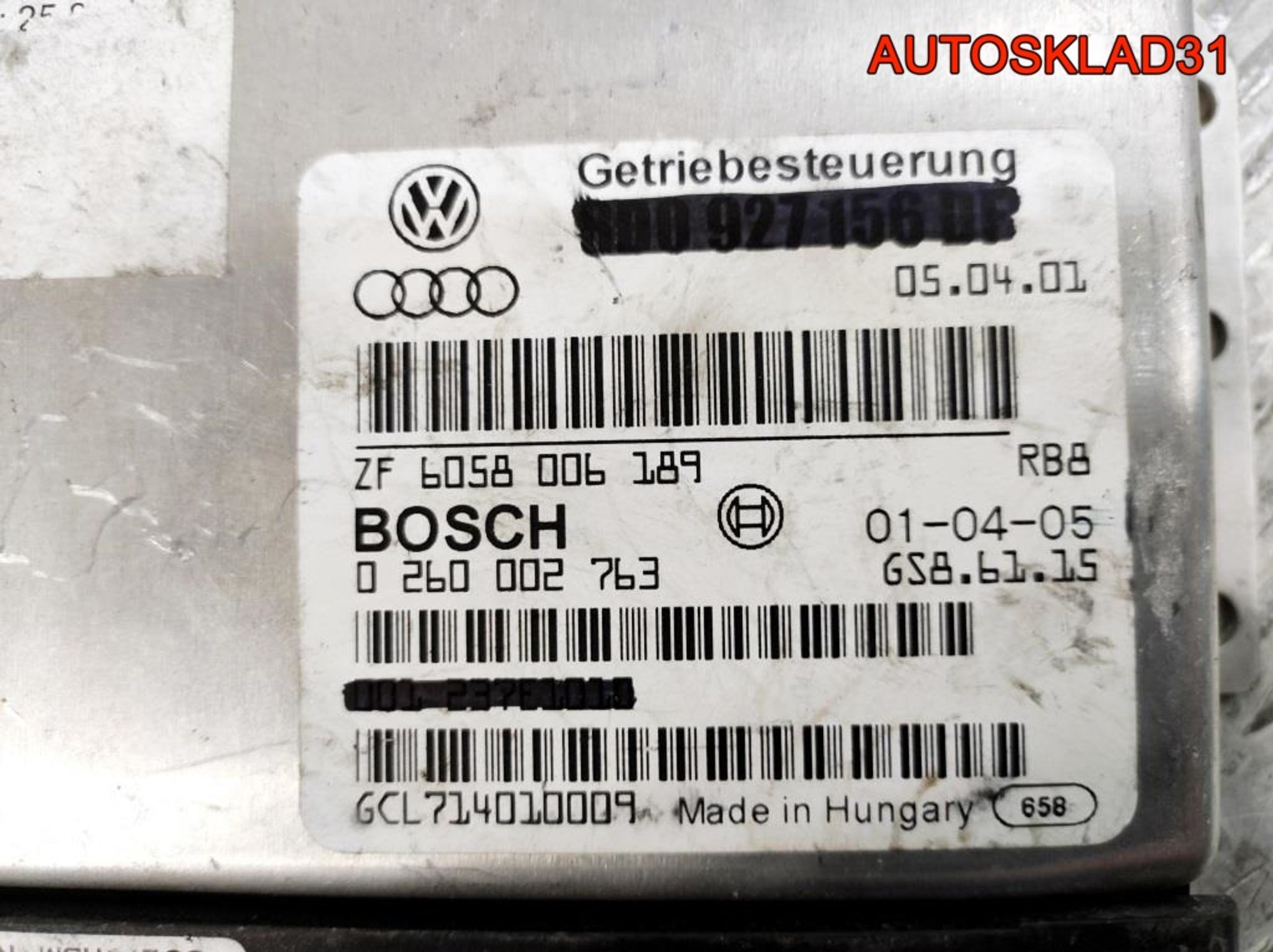 Блок управления АКПП WV Passat B5 0260002763, 4100 рублей, Дубовое