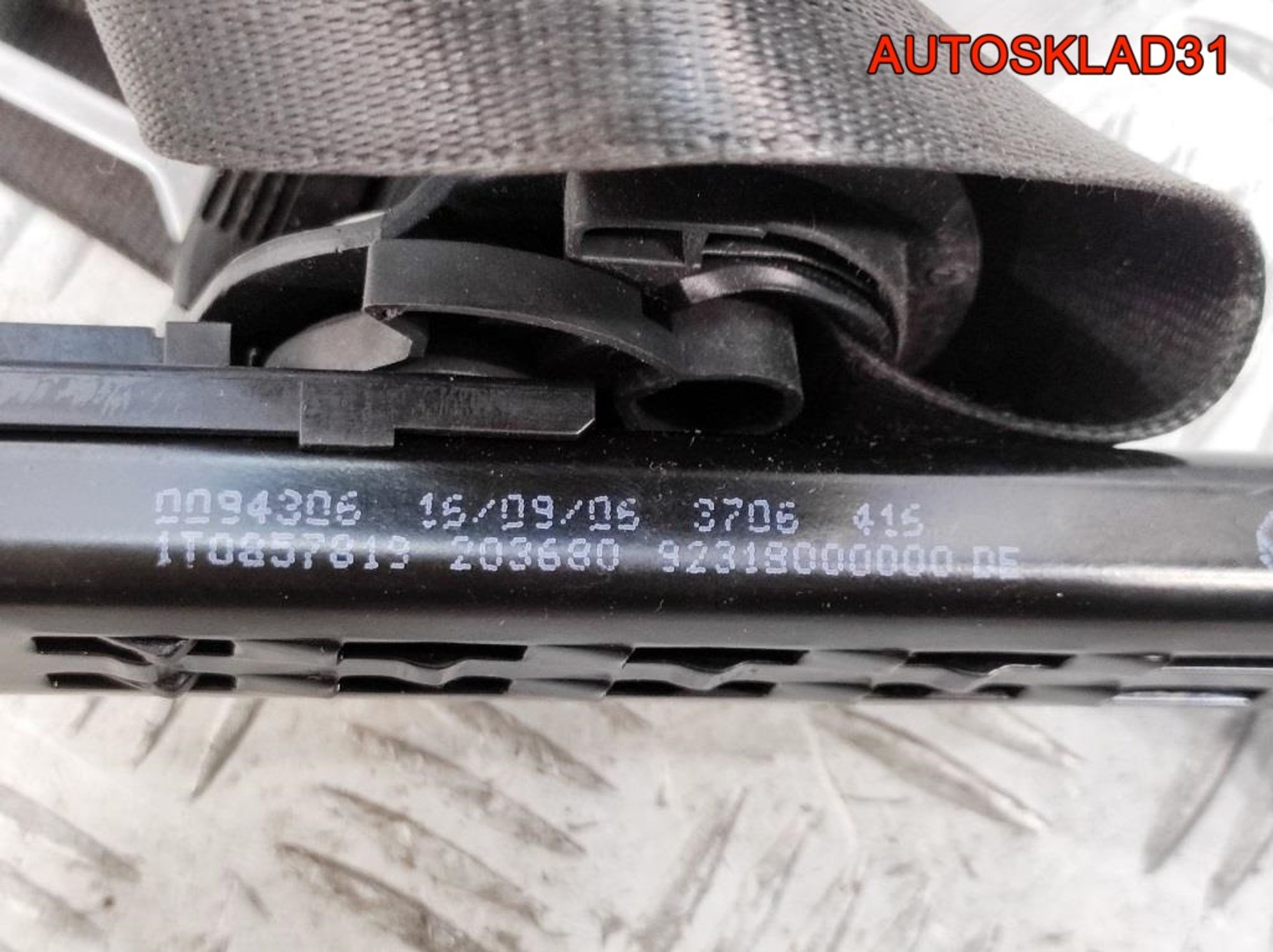 Ремень безопасности  VW Passat B6 3C1857705F, 3000 рублей, Дубовое
