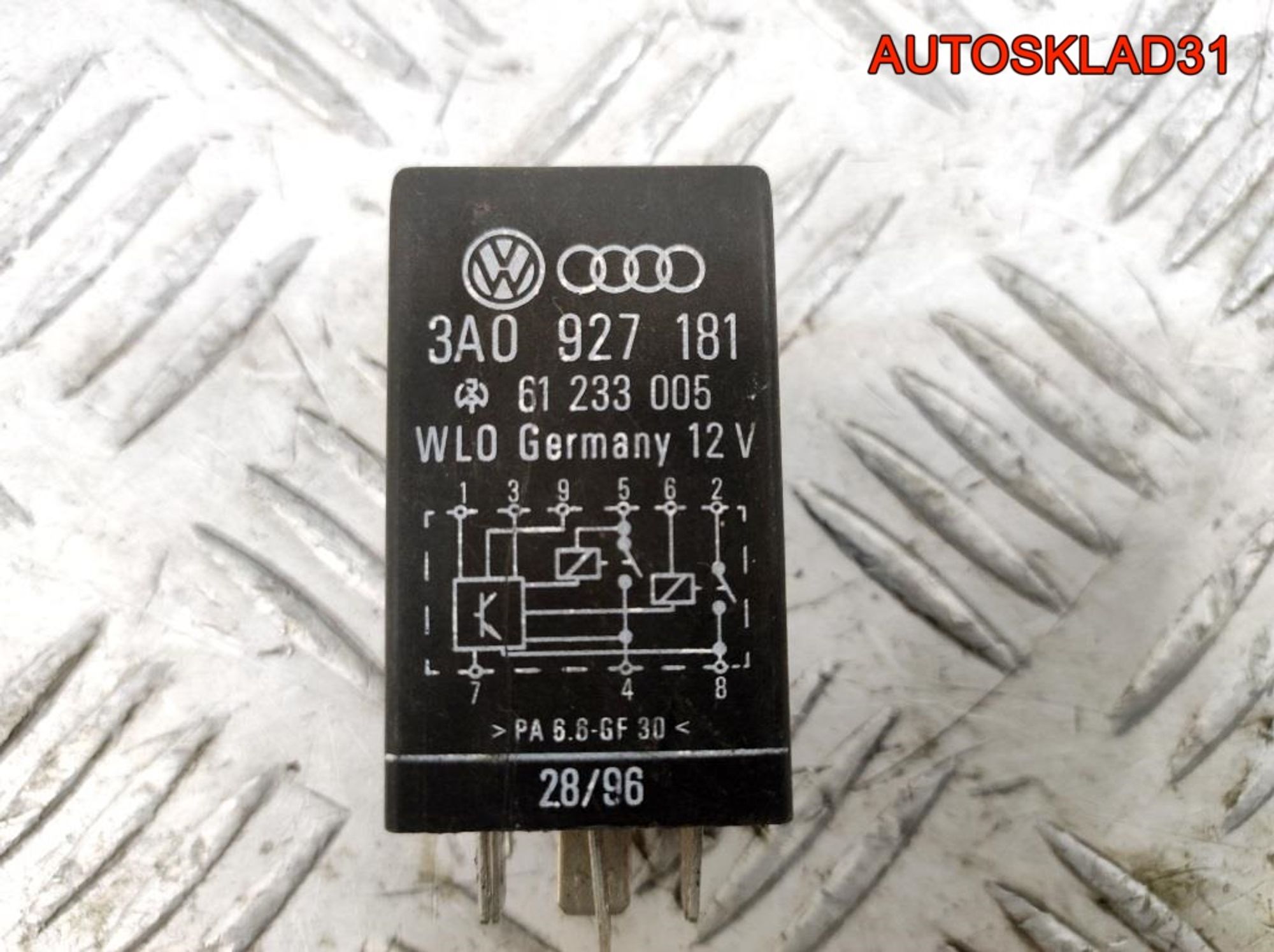 Реле стартера №175 Audi A3 8L 3A0927181, 1200 рублей, Дубовое