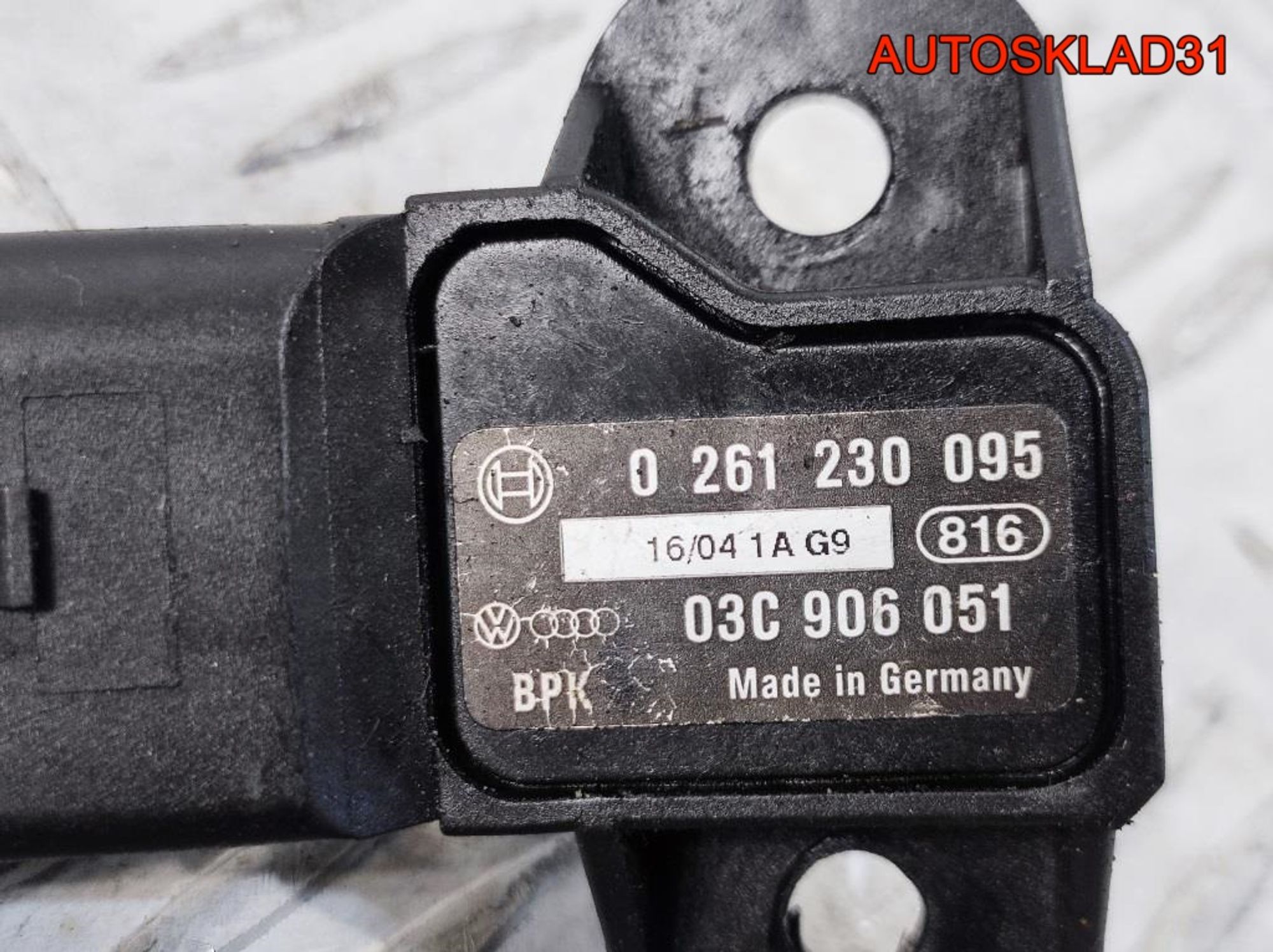 Датчик абсолютного давления Audi A8 D3 03C906051, 1300 рублей, Дубовое