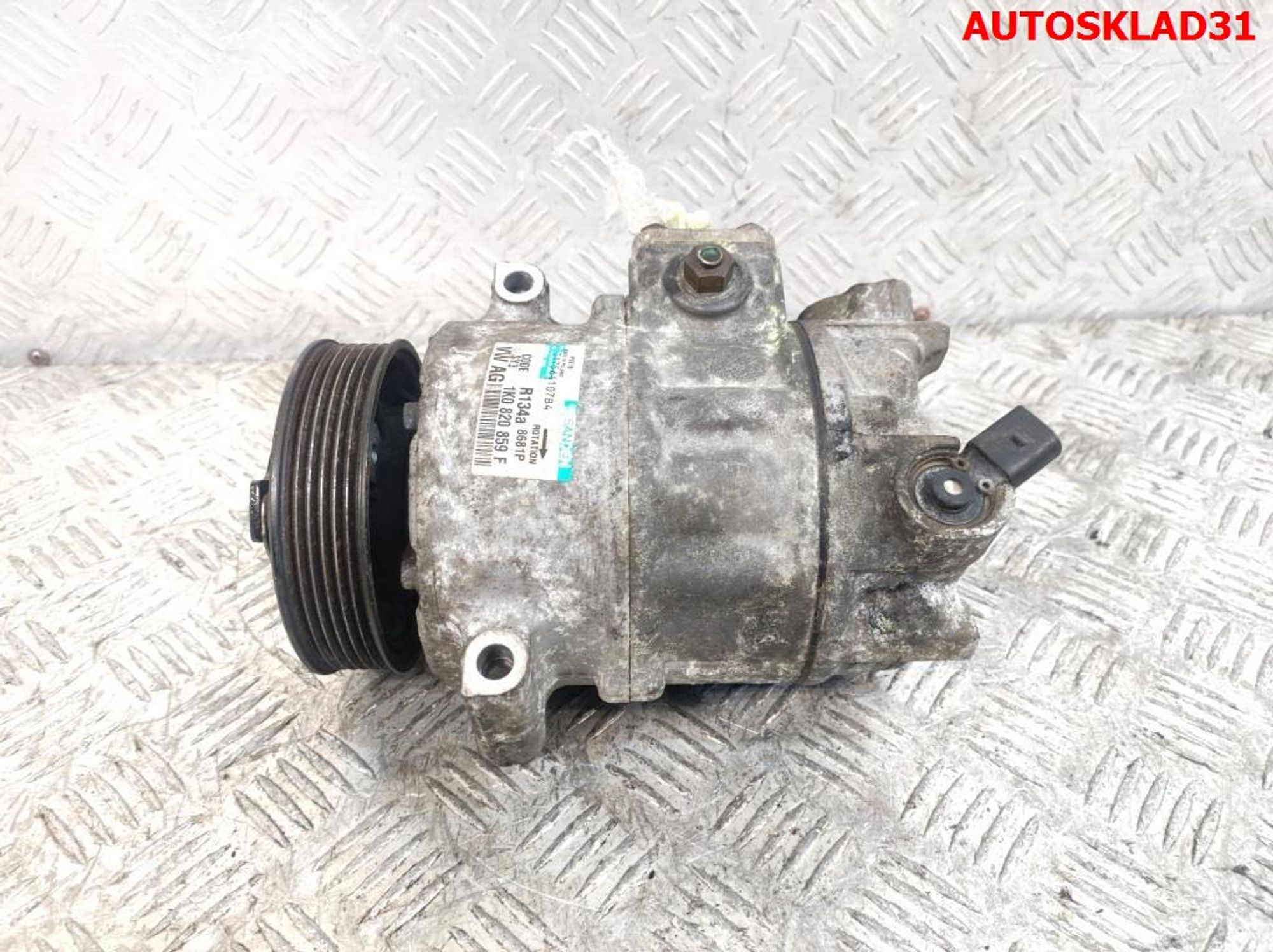 Компрессор кондиционера VW Passat B6 2.0 BMP Дизель 1K0820859F, 12200 рублей, Дубовое