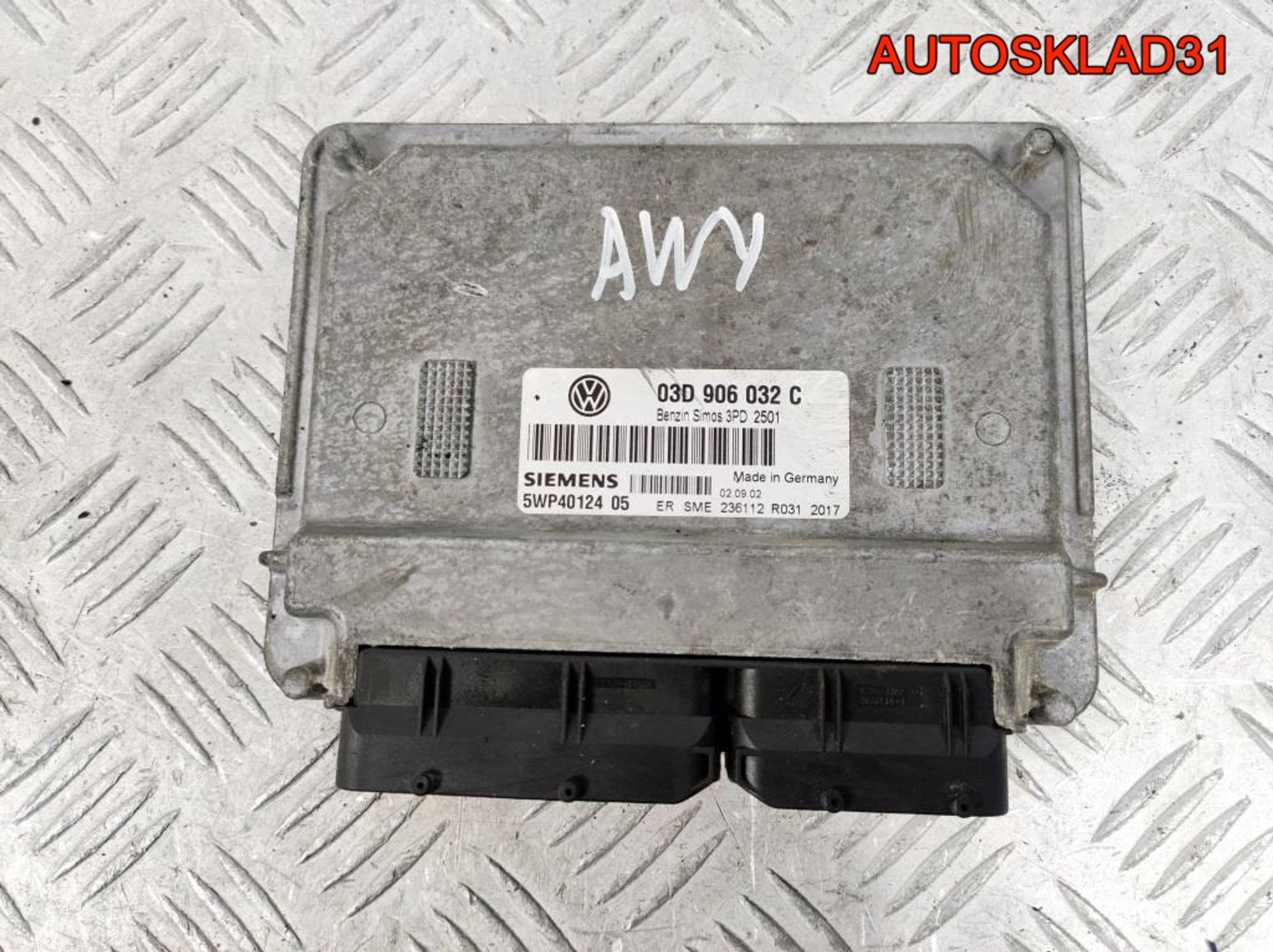 Блок ЭБУ VW Polo 4 1,2 AWY Бензин 03D906032C, 1800 рублей, Дубовое