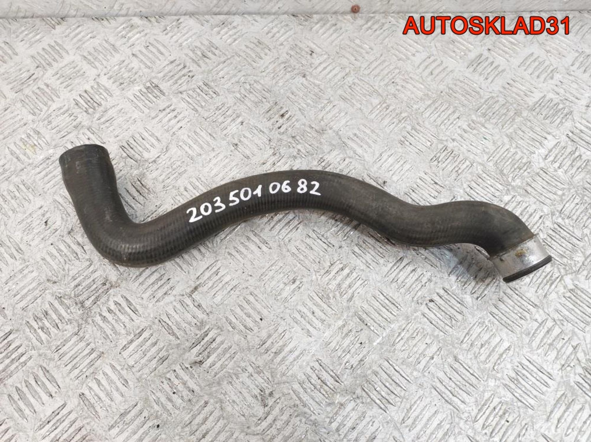 Патрубок радиатора Mercedes W203 2.2 Дизель A2035010682, 1000 рублей, Дубовое