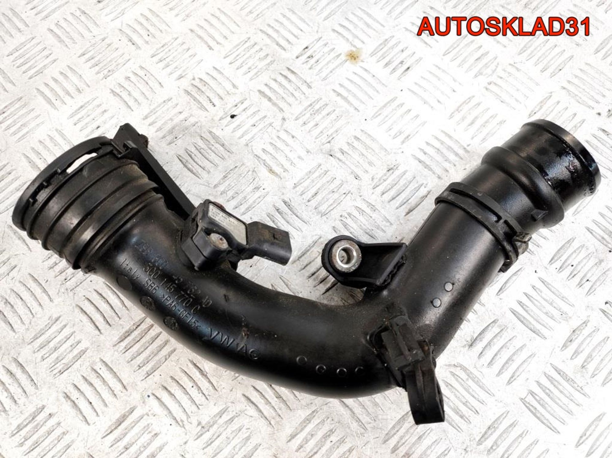 Патрубок интеркулера VW Passat B6 2.0 3C0145762AD Дизель, 1400 рублей, Дубовое