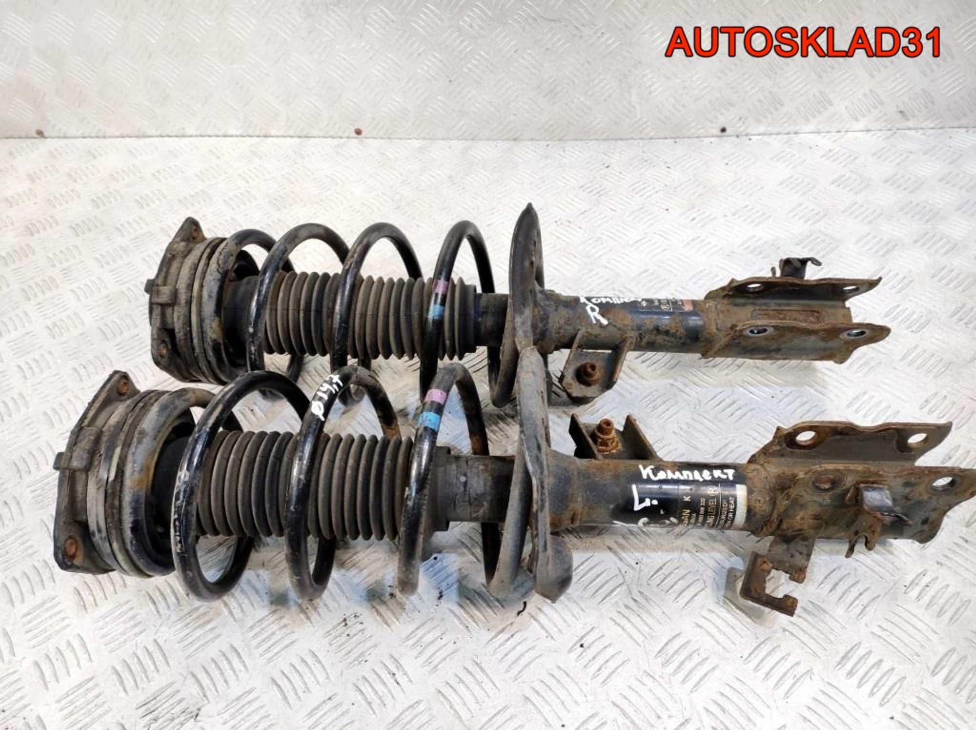 Амортизатор передний комплект Nissan Qashqai J10, 8100 рублей, Дубовое