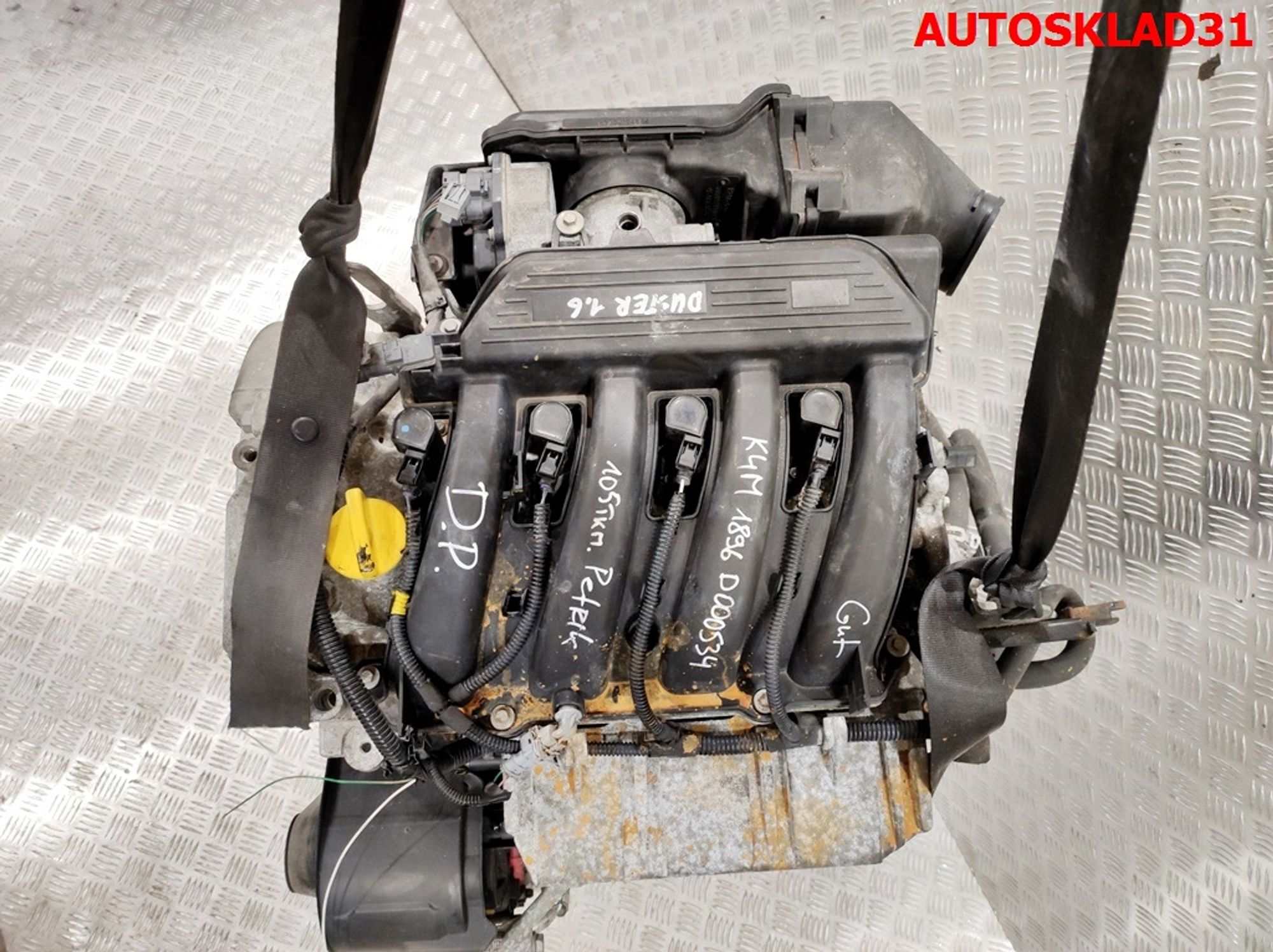 Двигатель K4M1896 Renault Duster 1,6 Бензин Цена за СТОЛБИК, 130000 рублей, Дубовое