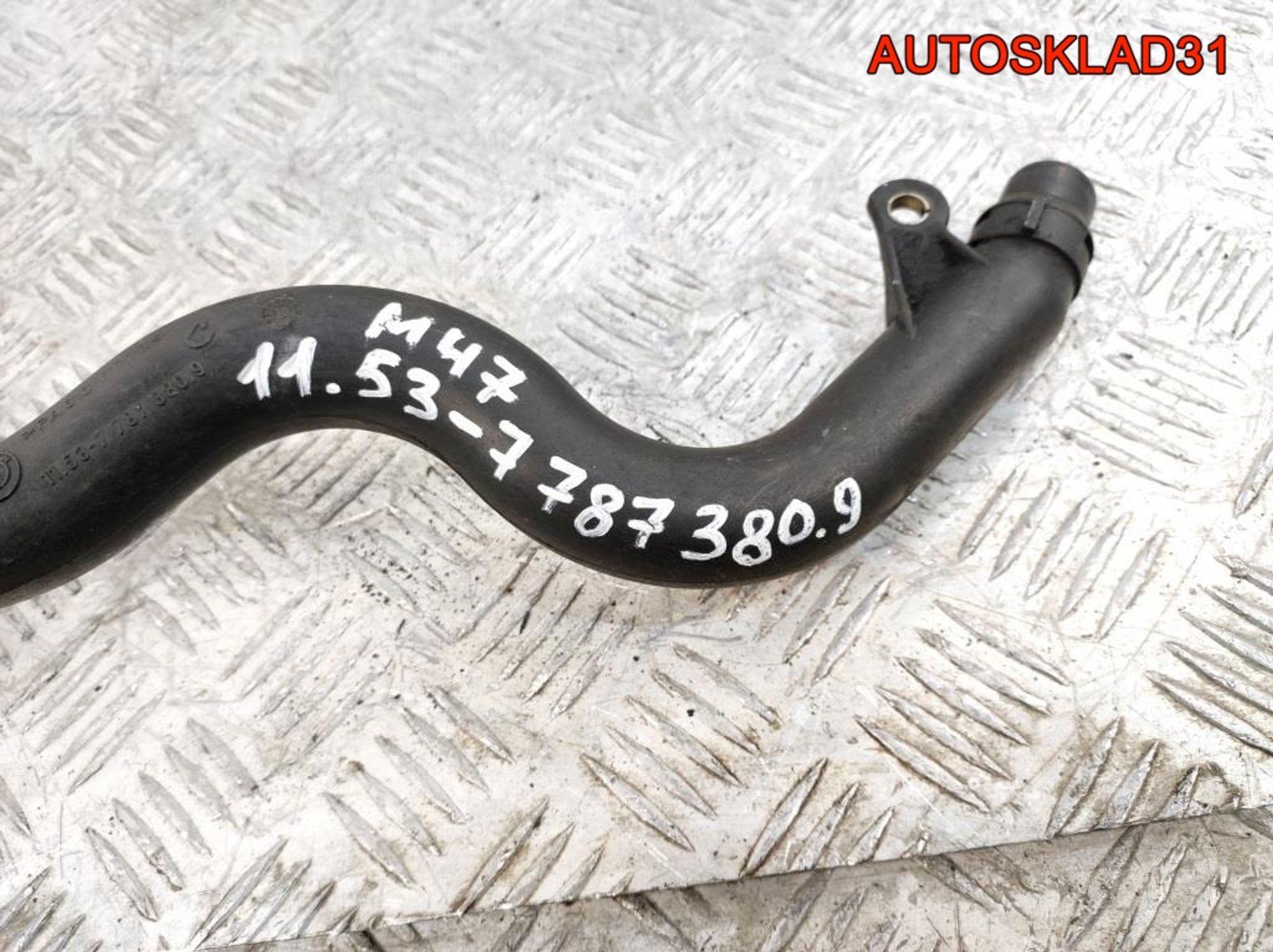 Трубка системы охлаждения BMW E46 2,0 M47 Дизель 11537787380, 1000 рублей, Дубовое