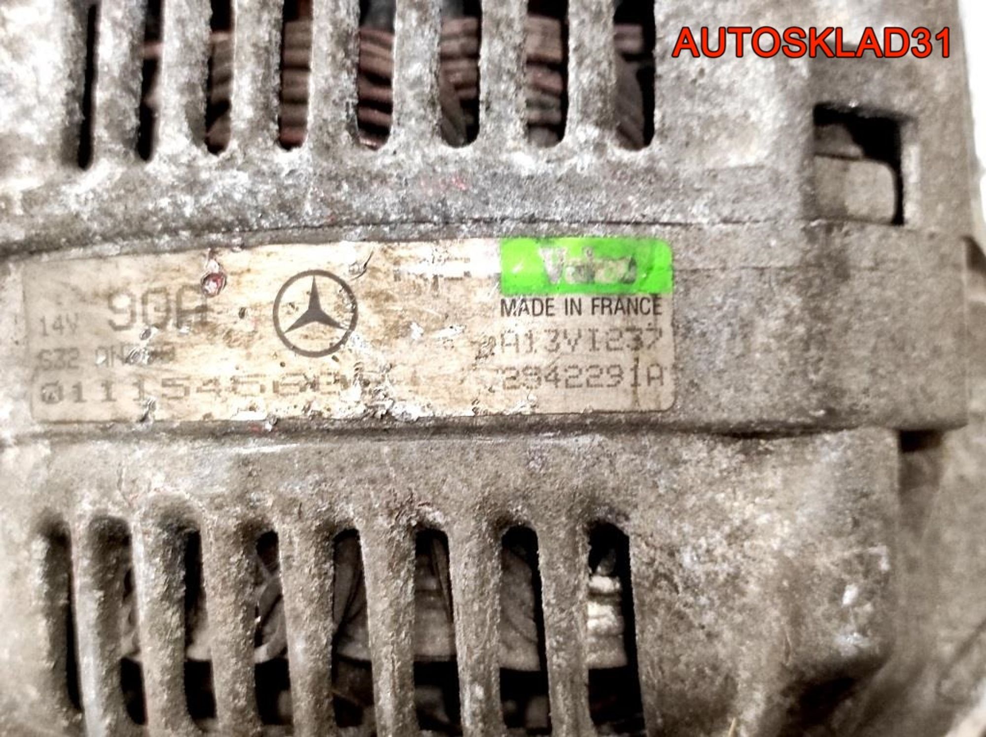 Генератор 90A Mercedes-Benz W168 A0111545602 (Р), 8000 рублей, Дубовое