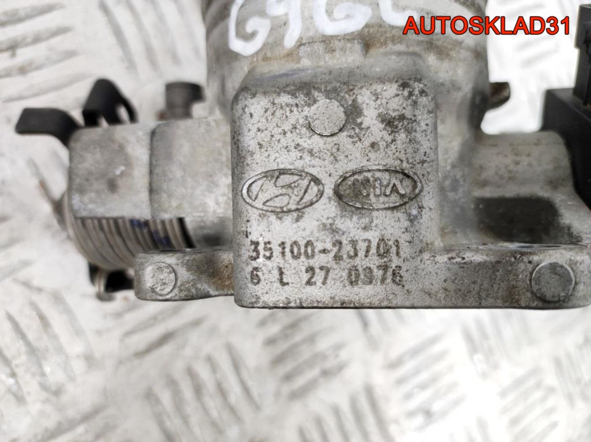 Заслонка дроссельная Kia Sportage 2 2.0 G4GC 3510023701, 2100 рублей, Дубовое