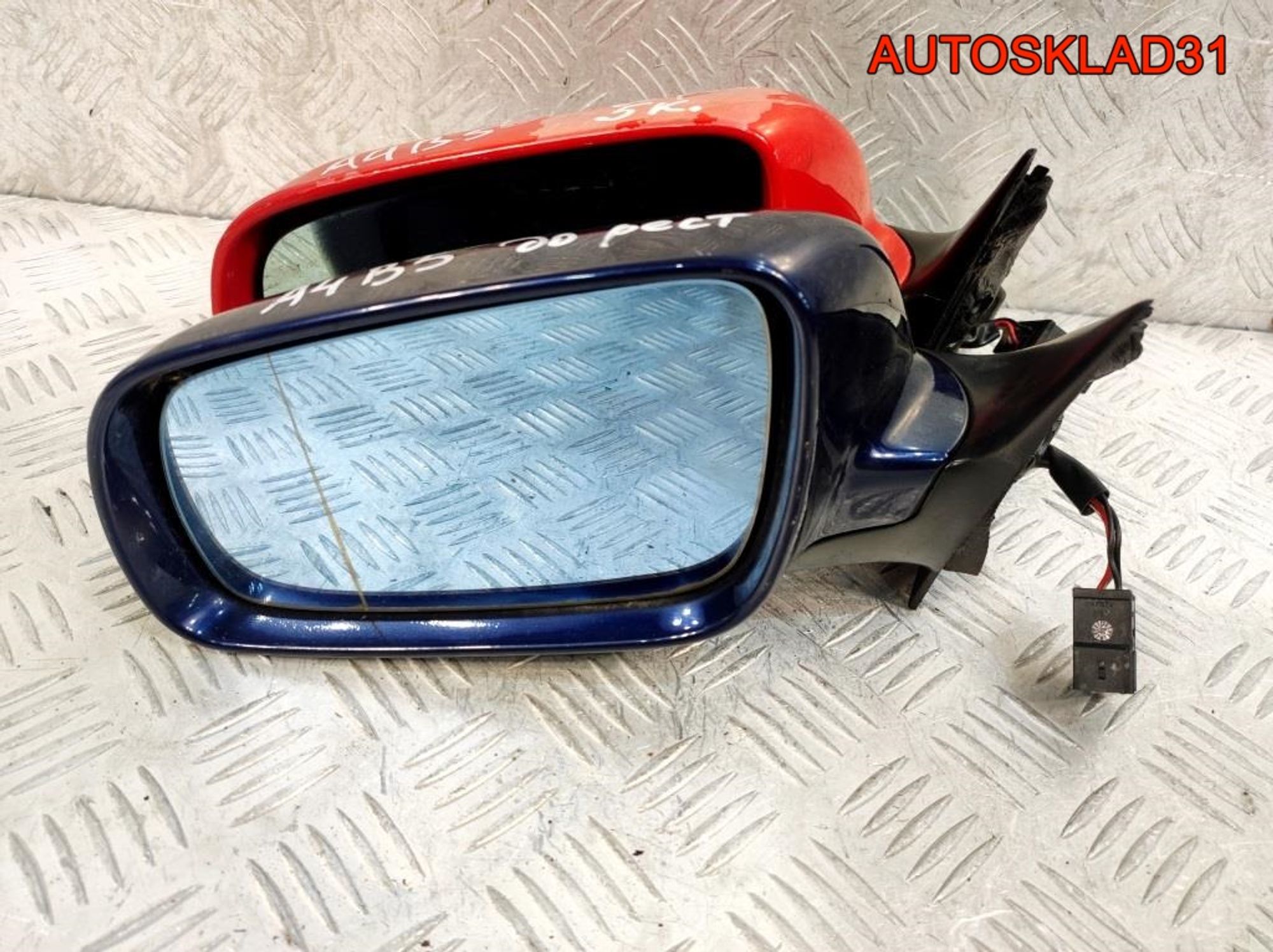 Зеркало левое 5 контактов Audi A4 B5 Дорест, 2300 рублей, Дубовое