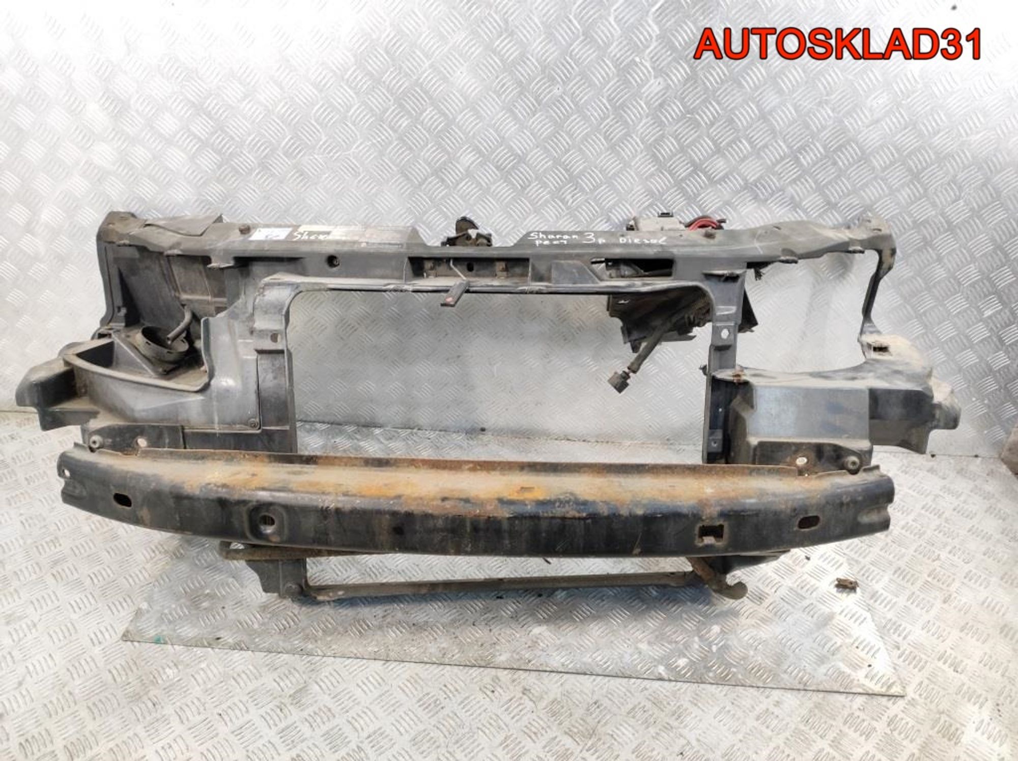 Панель передняя VW Sharan 1 Рест Дизель 7M3805598R, 6000 рублей, Дубовое