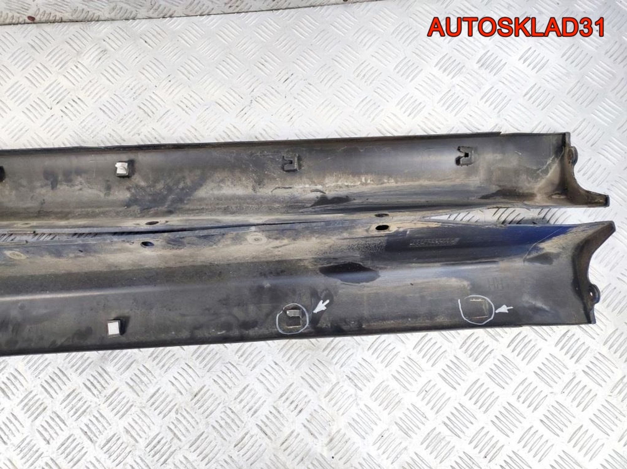 Накладка на порог Комплект Daewoo Kalos 96600363, 3300 рублей, Дубовое